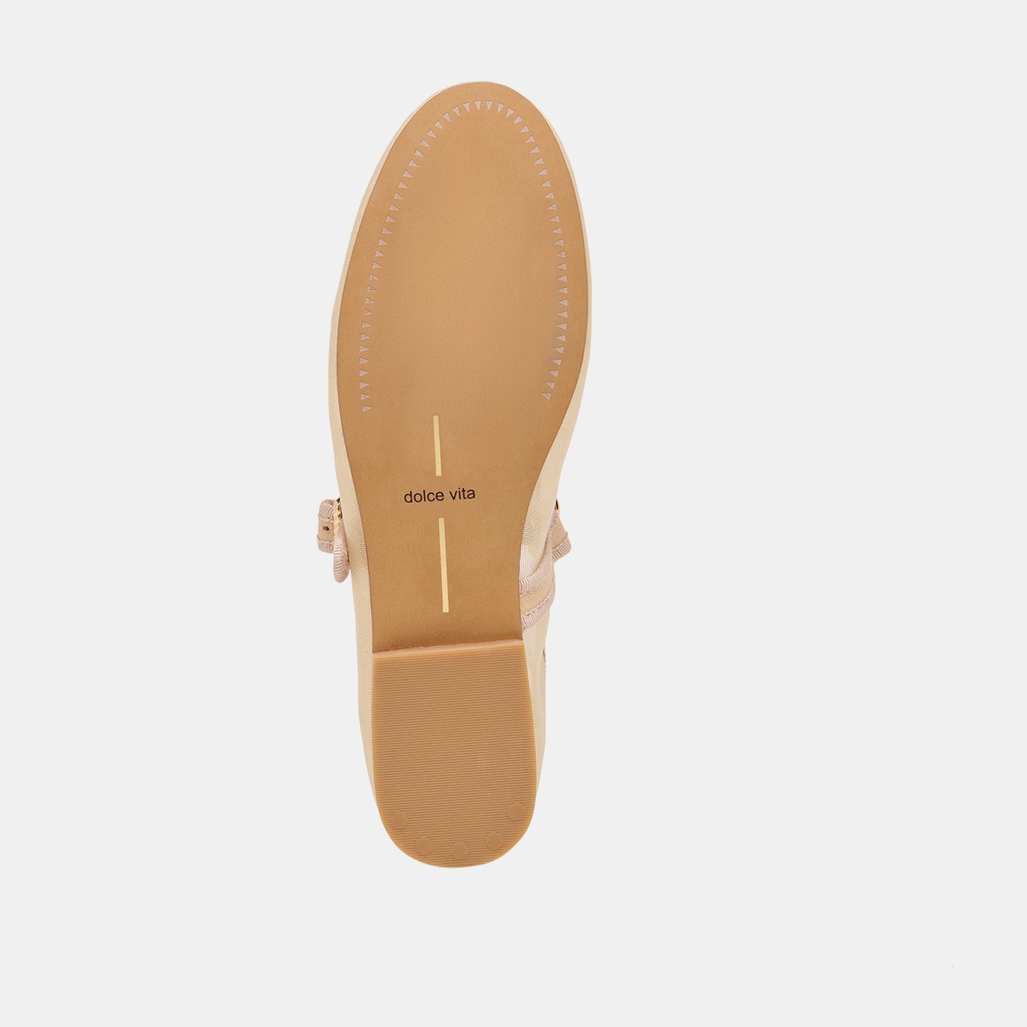 Relan French Vanilla Mesh Ballet Flats