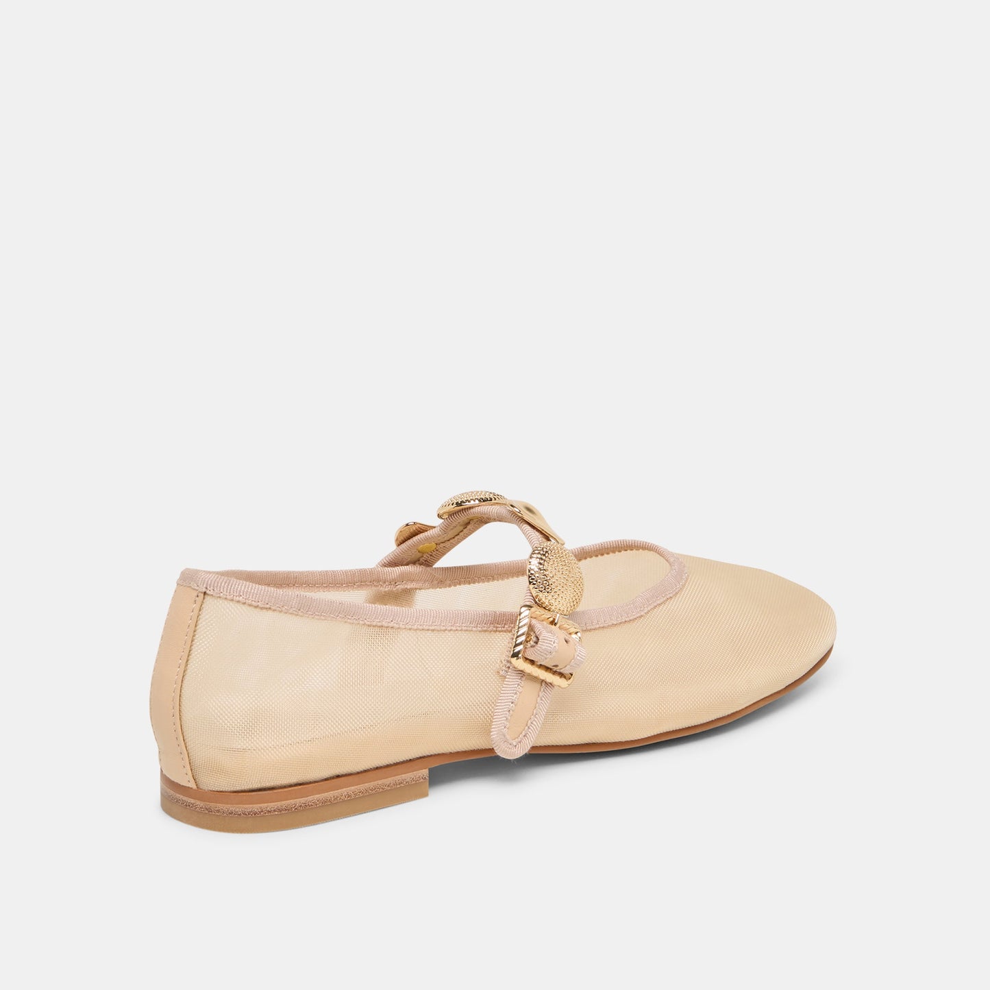 Relan French Vanilla Mesh Ballet Flats