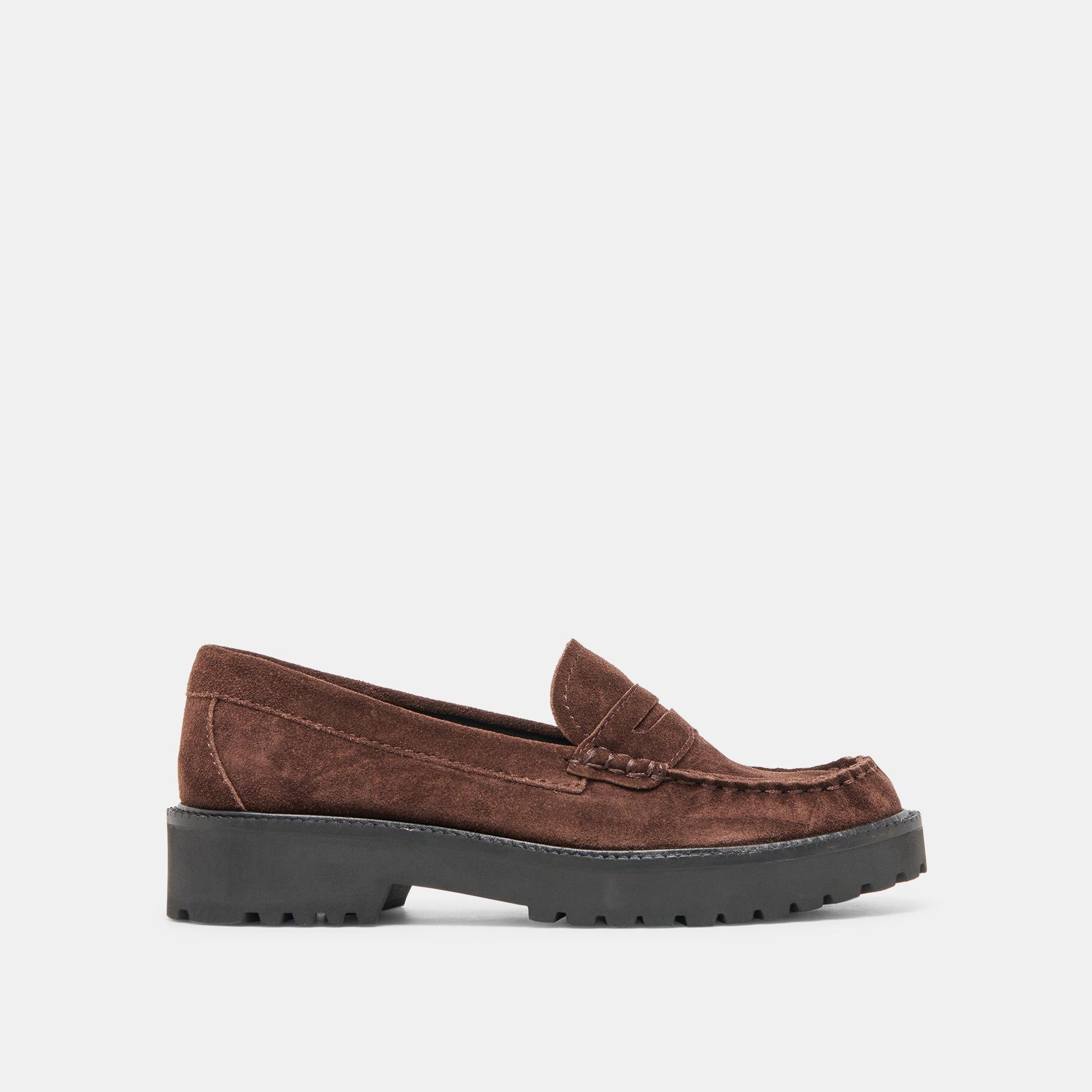 Merek Dk Brown Suede Loafers