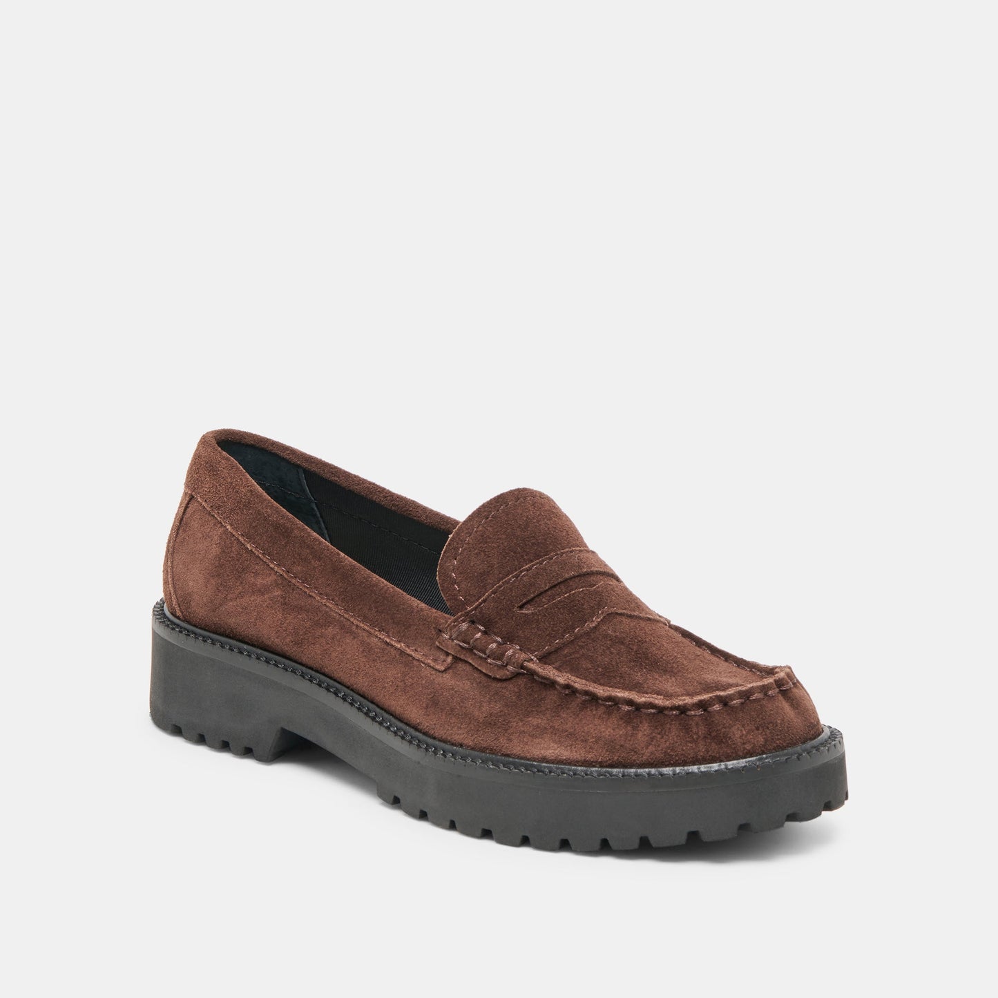 Merek Dk Brown Suede Loafers