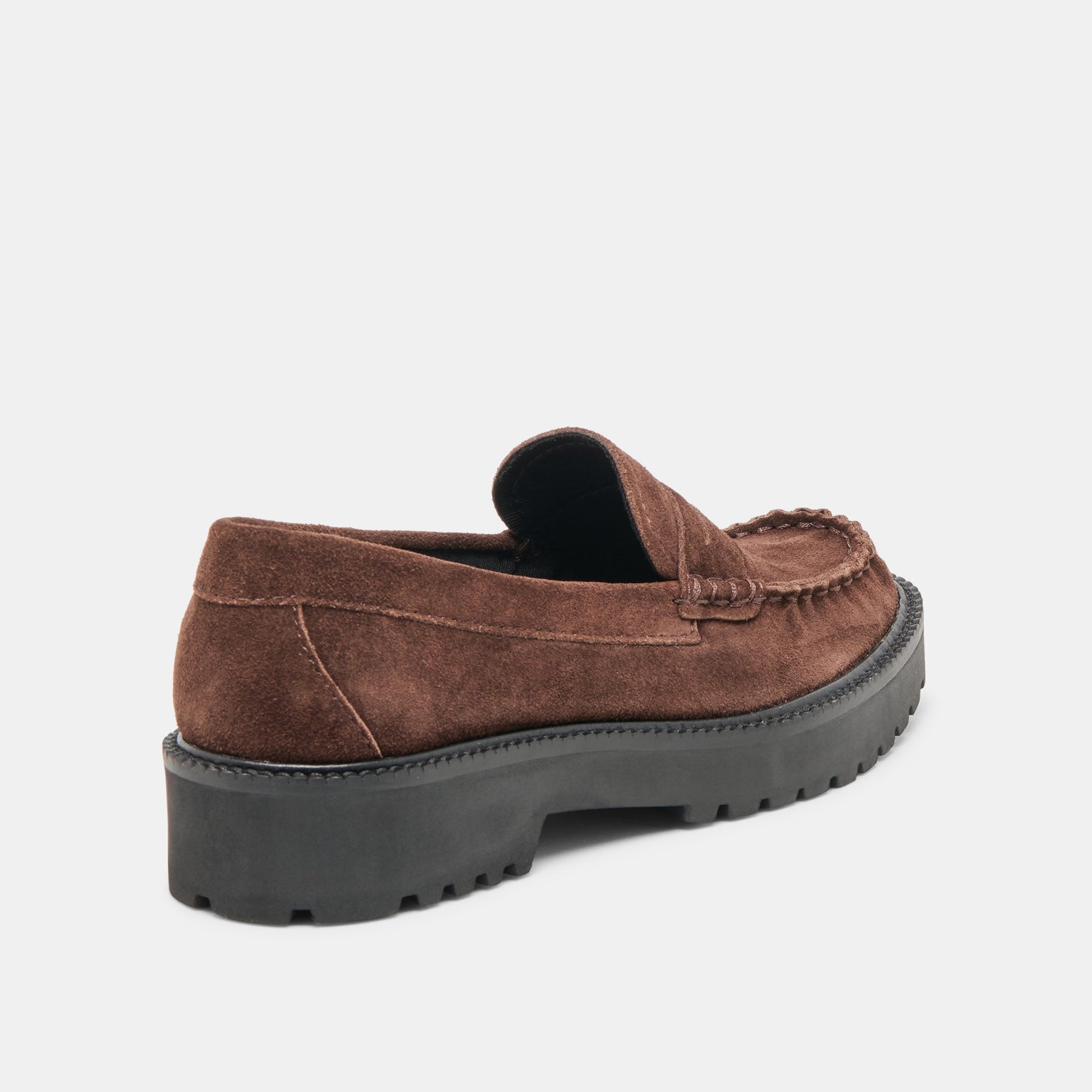 Merek Dk Brown Suede Loafers