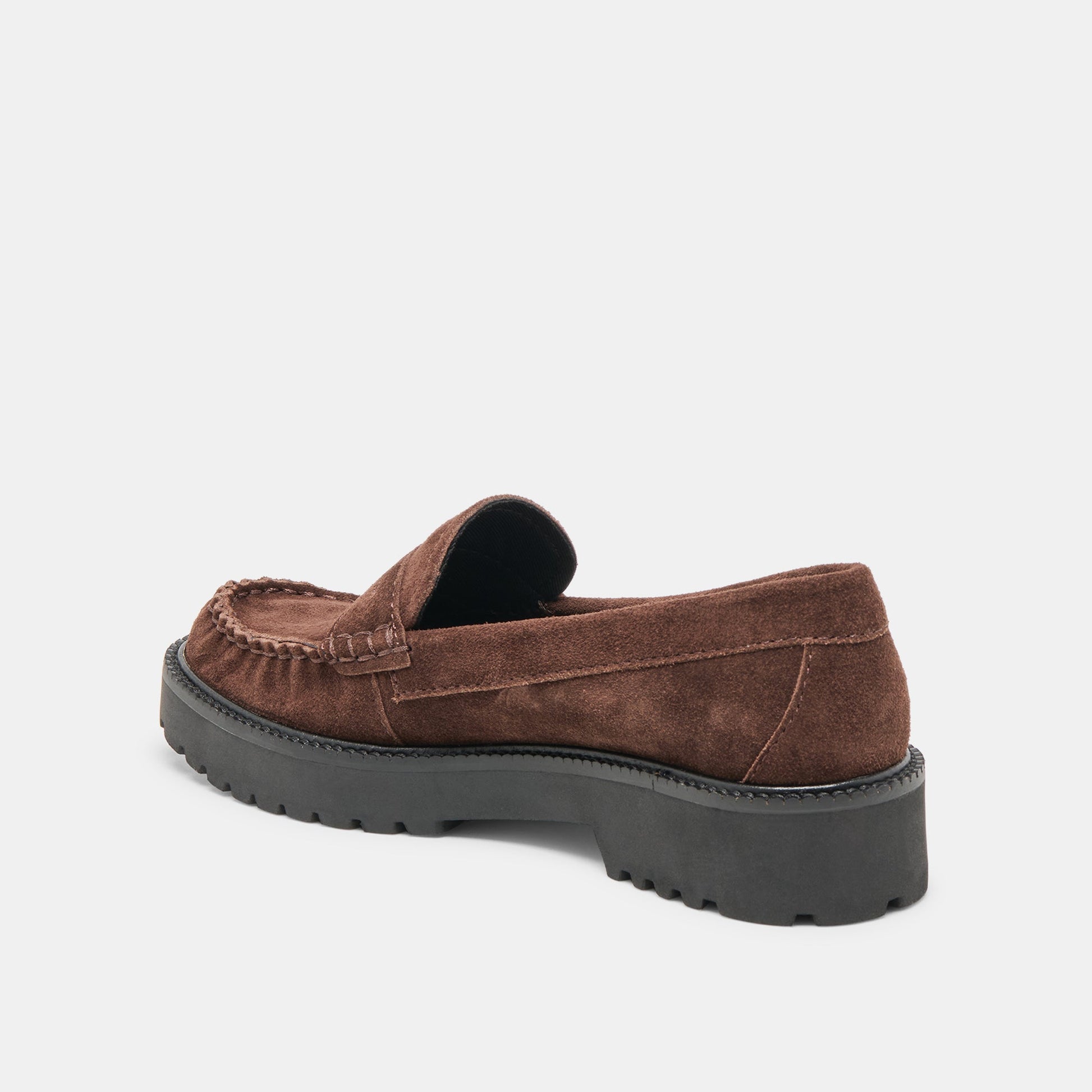 Merek Dk Brown Suede Loafers