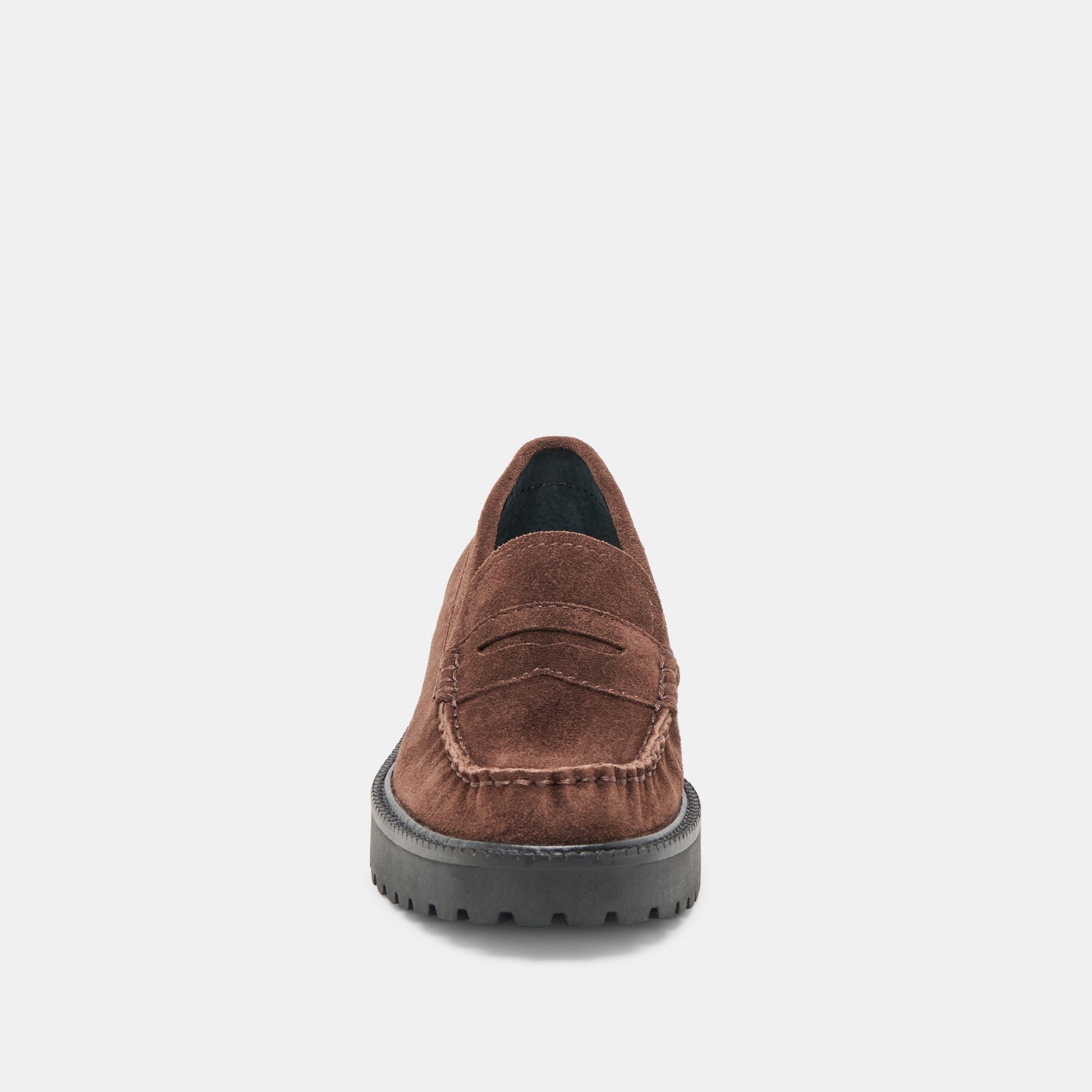 Merek Dk Brown Suede Loafers