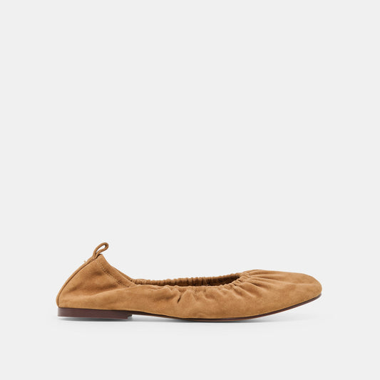 Conrad Lt Brown Suede Ballet Flats