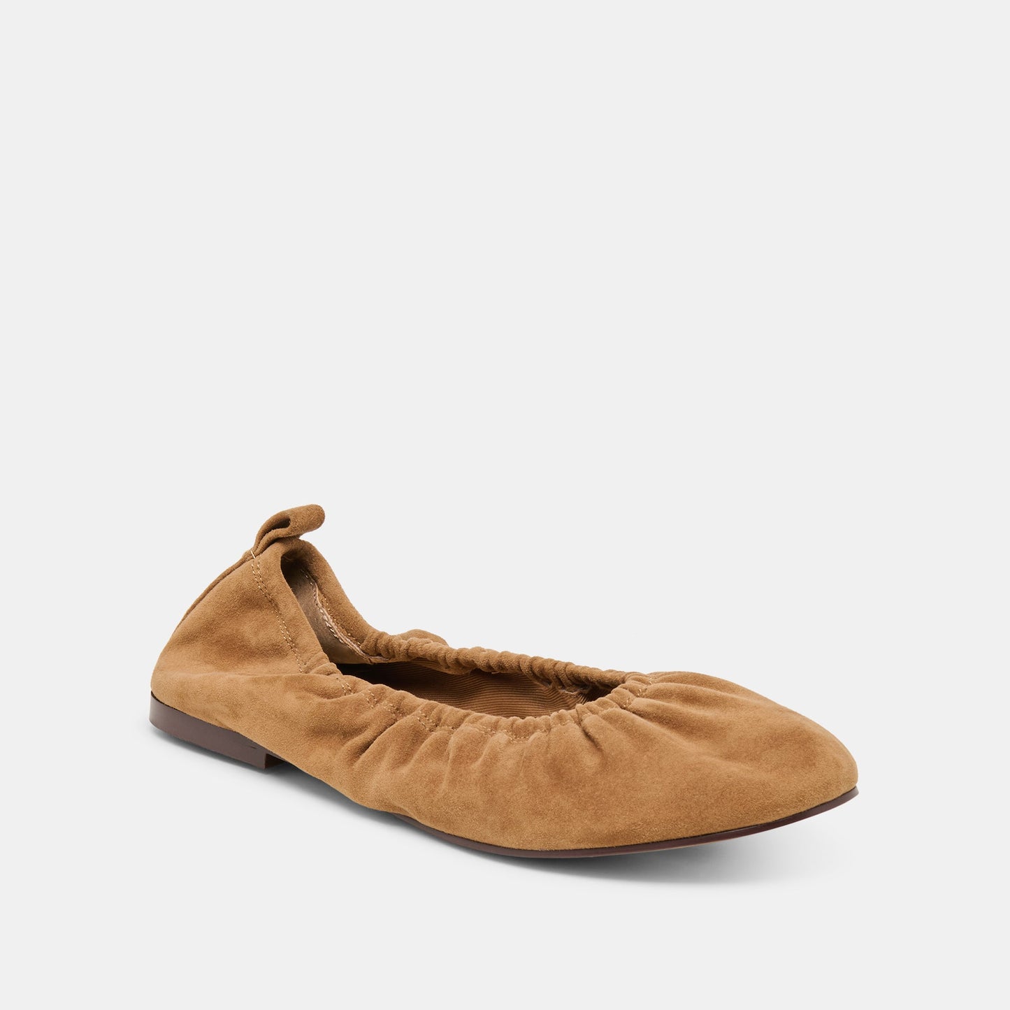 Conrad Lt Brown Suede Ballet Flats