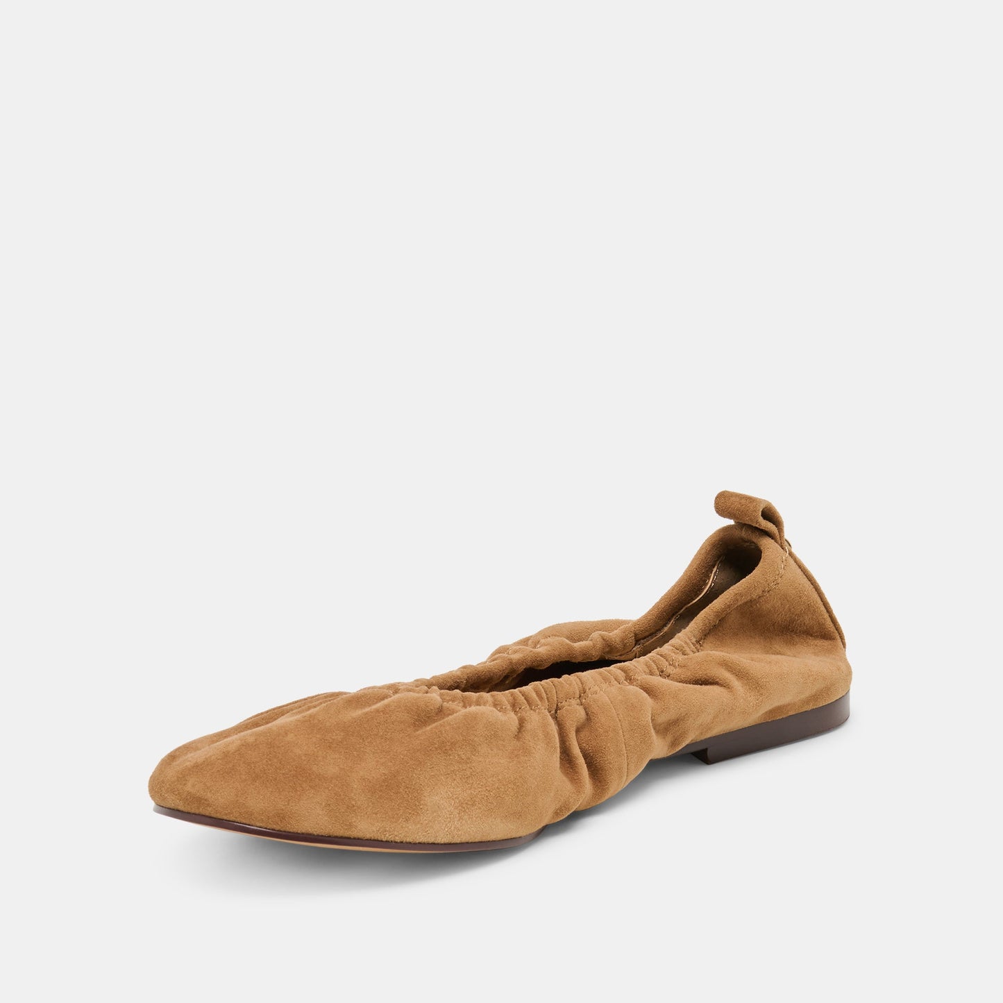 Conrad Lt Brown Suede Ballet Flats