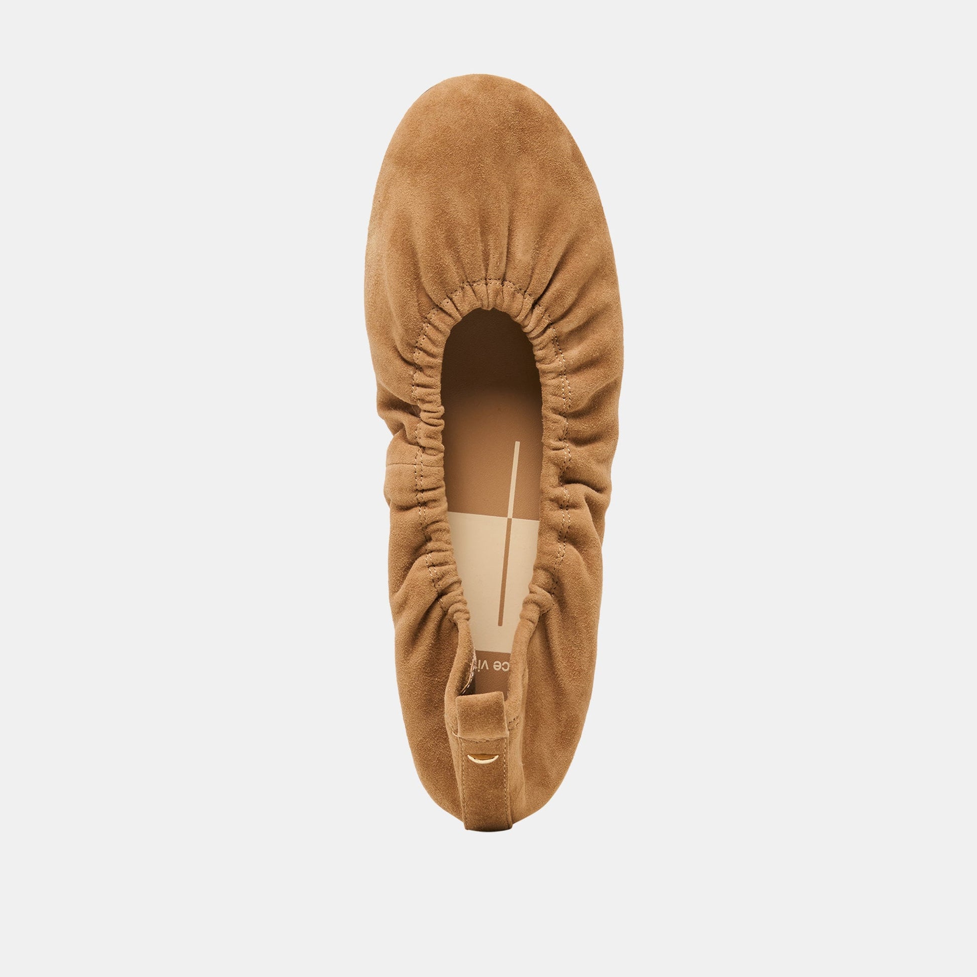 Conrad Lt Brown Suede Ballet Flats