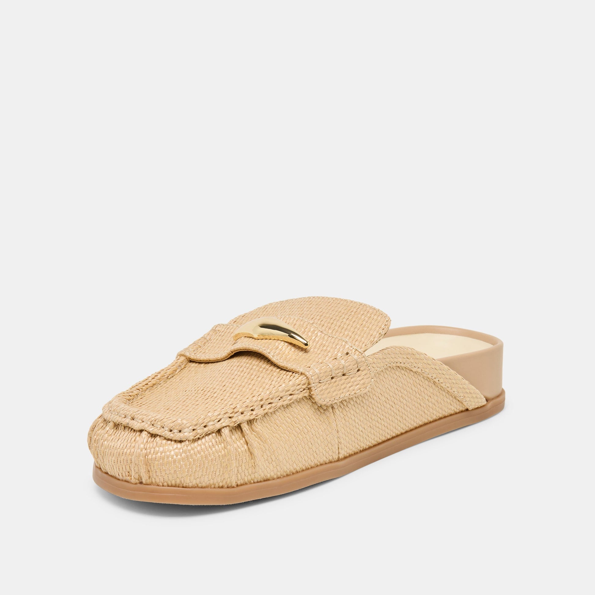 Jodero Lt Natural Raffia Flats