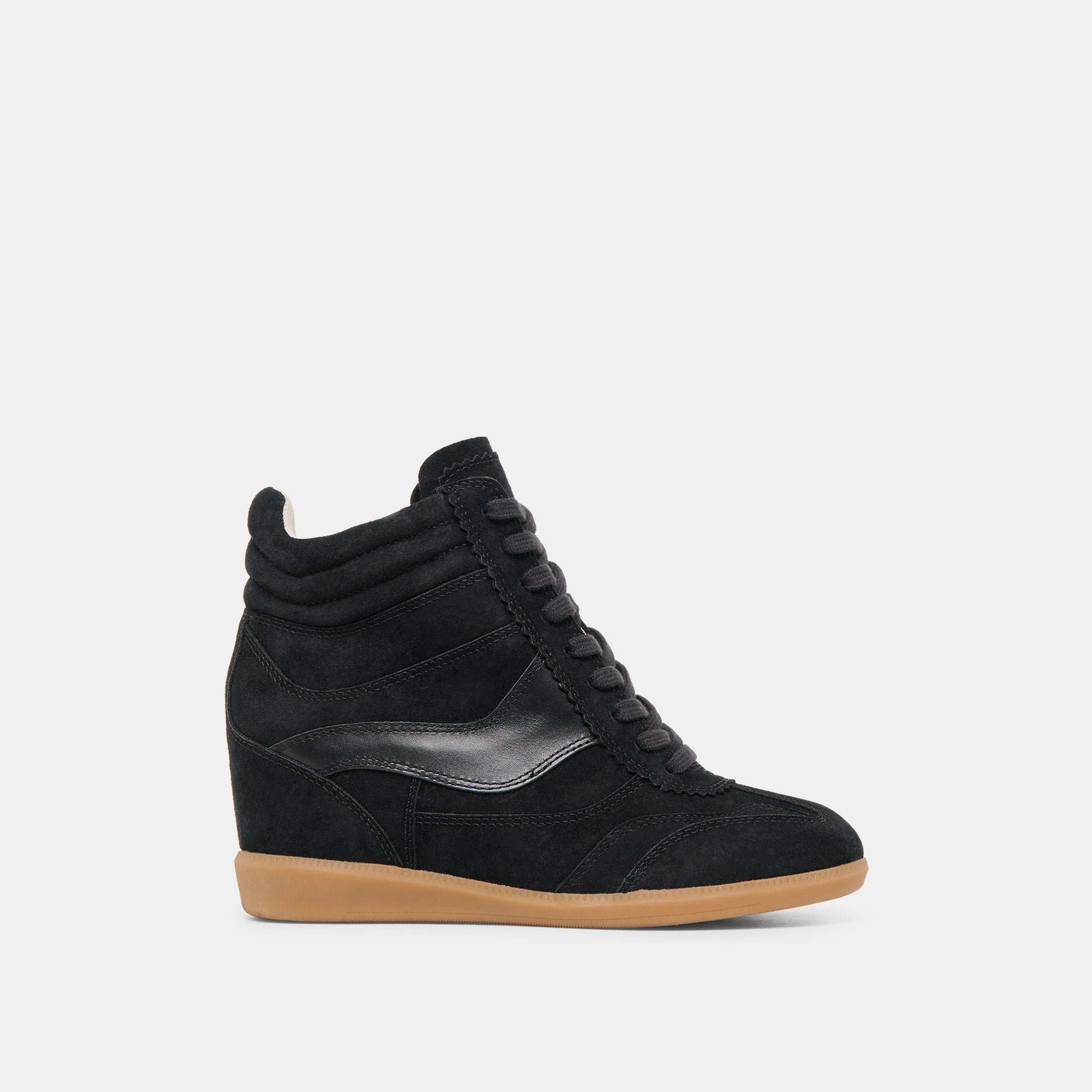 Issac Onyx Suede Sneakers