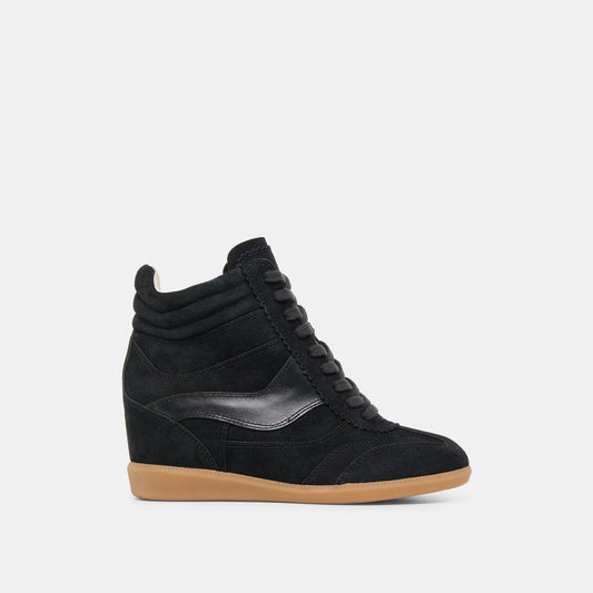 Issac Onyx Suede Sneakers