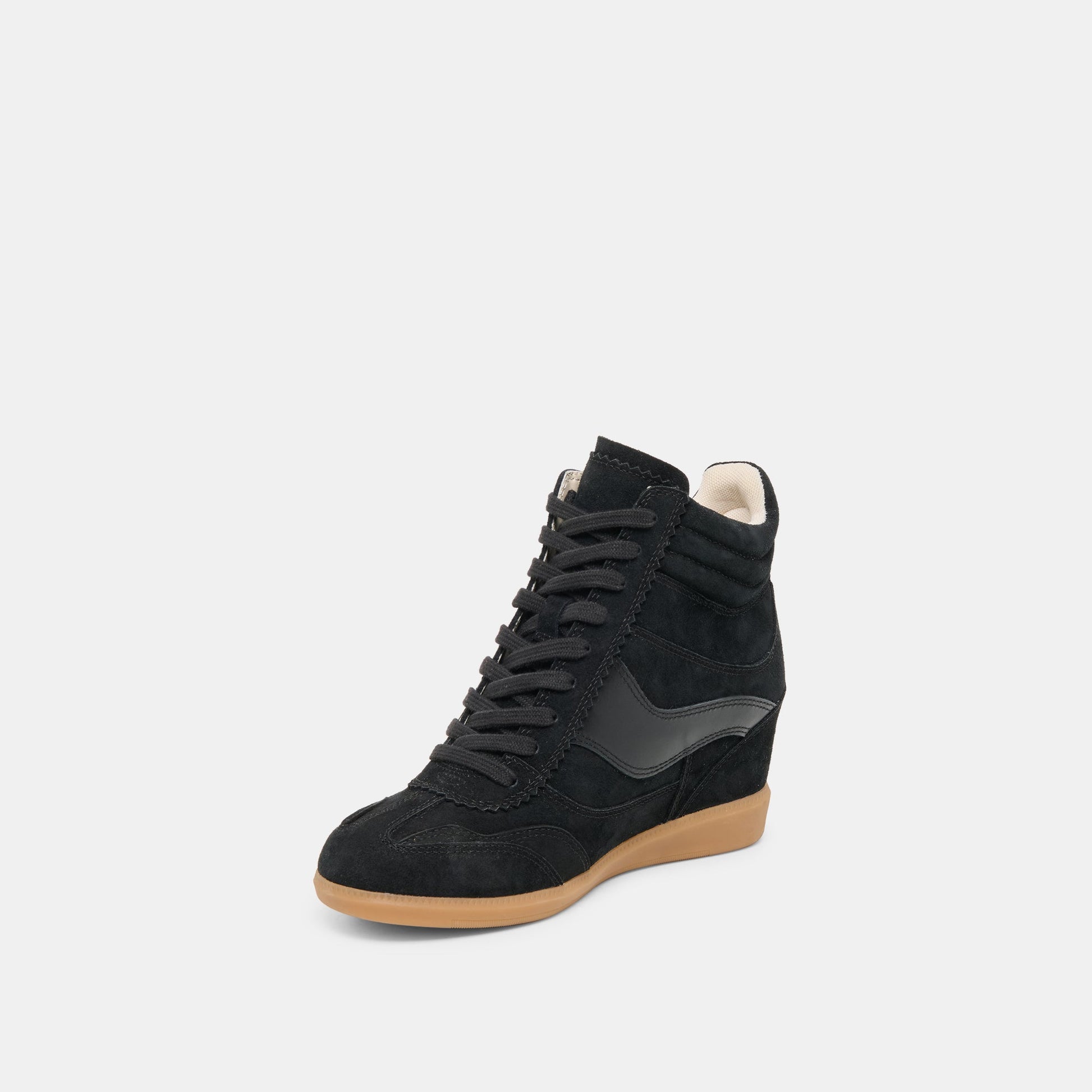 Issac Onyx Suede Sneakers