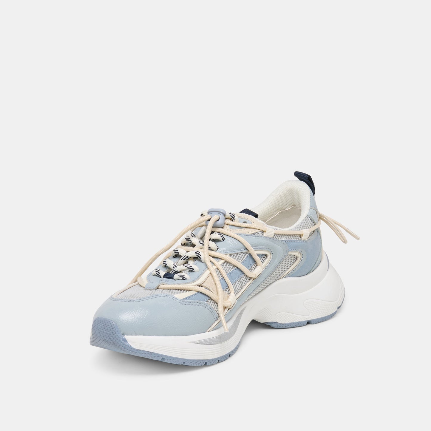 Selmar Blue Multi Leather Sneakers