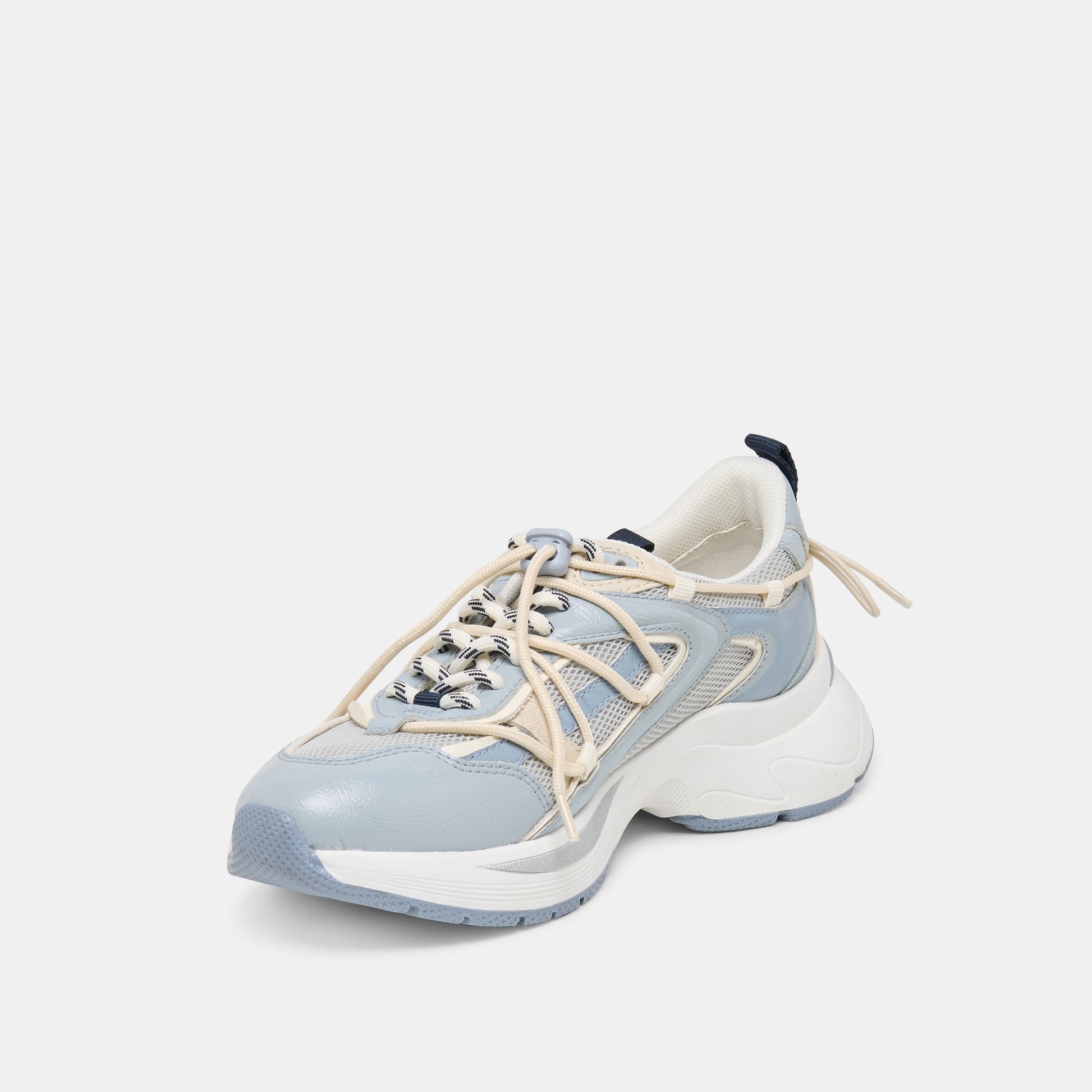 Selmar Blue Multi Leather Sneakers