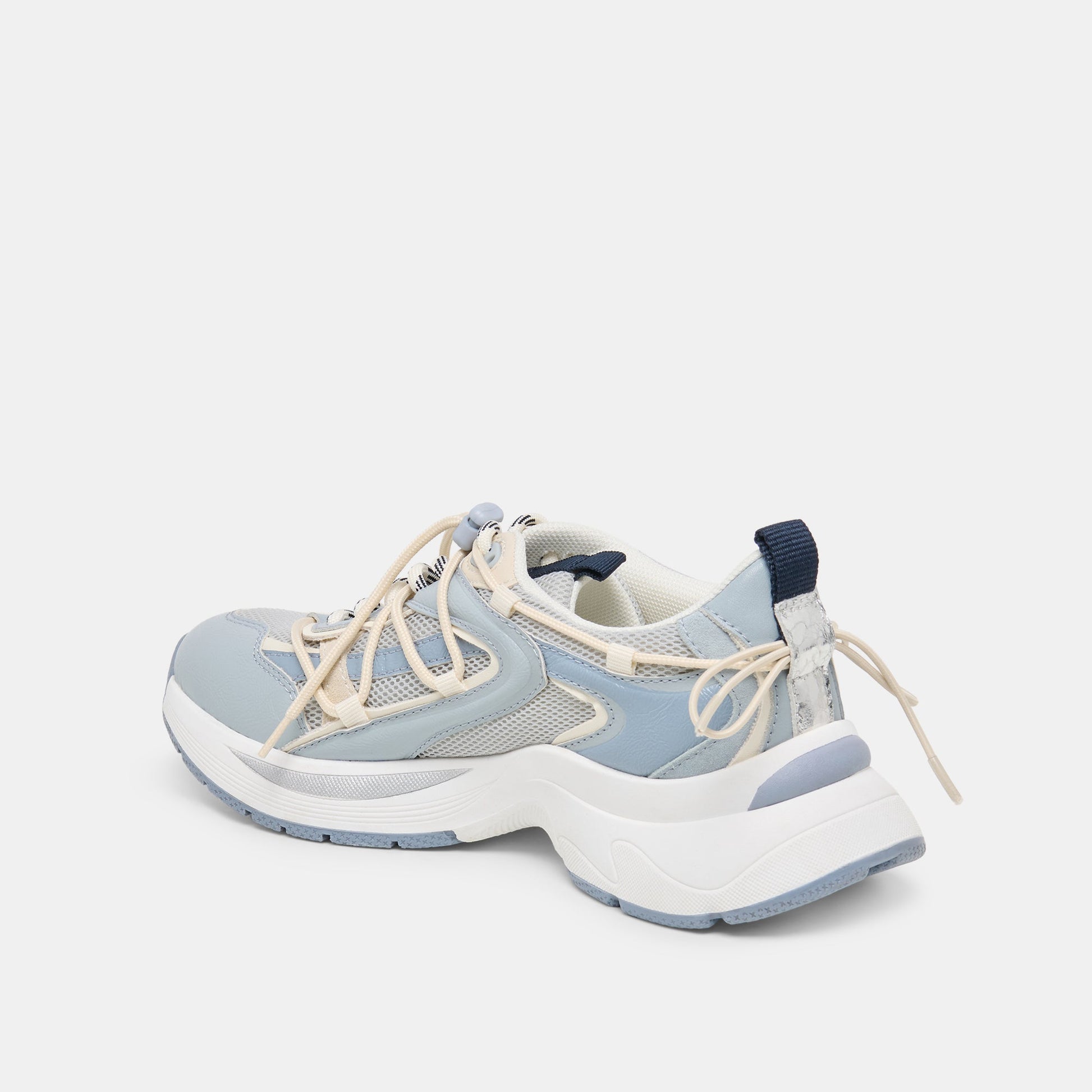 Selmar Blue Multi Leather Sneakers
