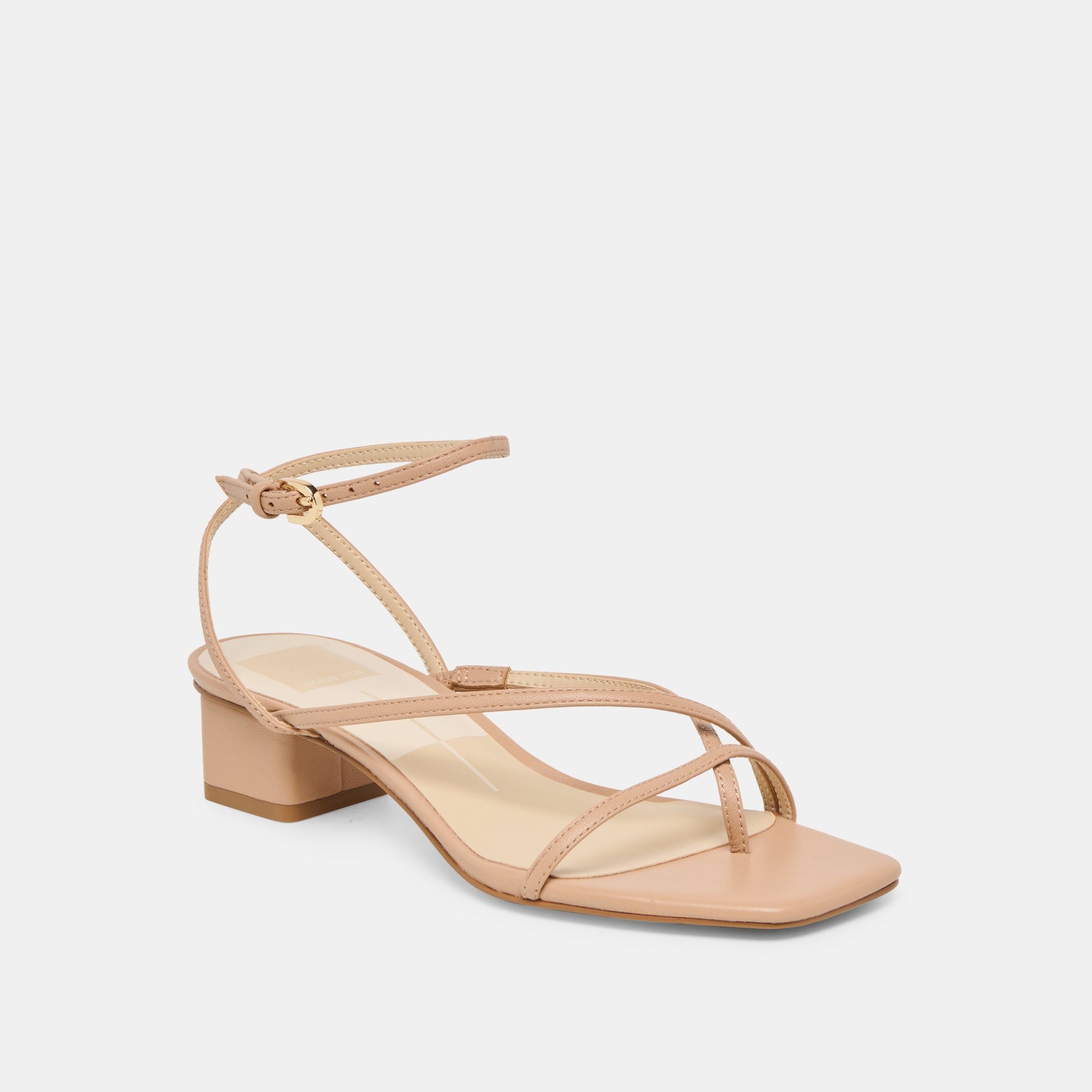 Karlos Wide Lt Tan Leather Sandals