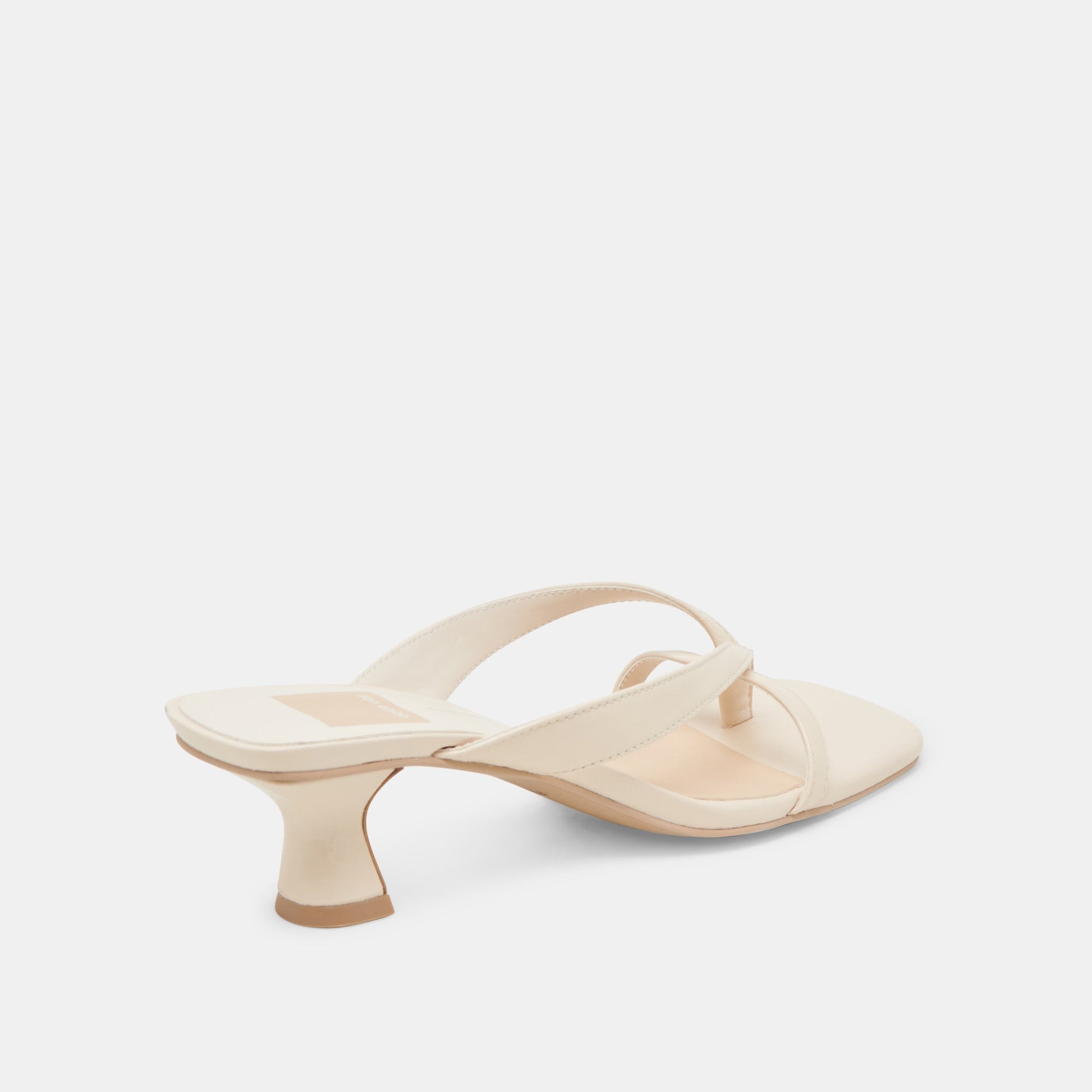 Brevel Wide Bone Leather Heels