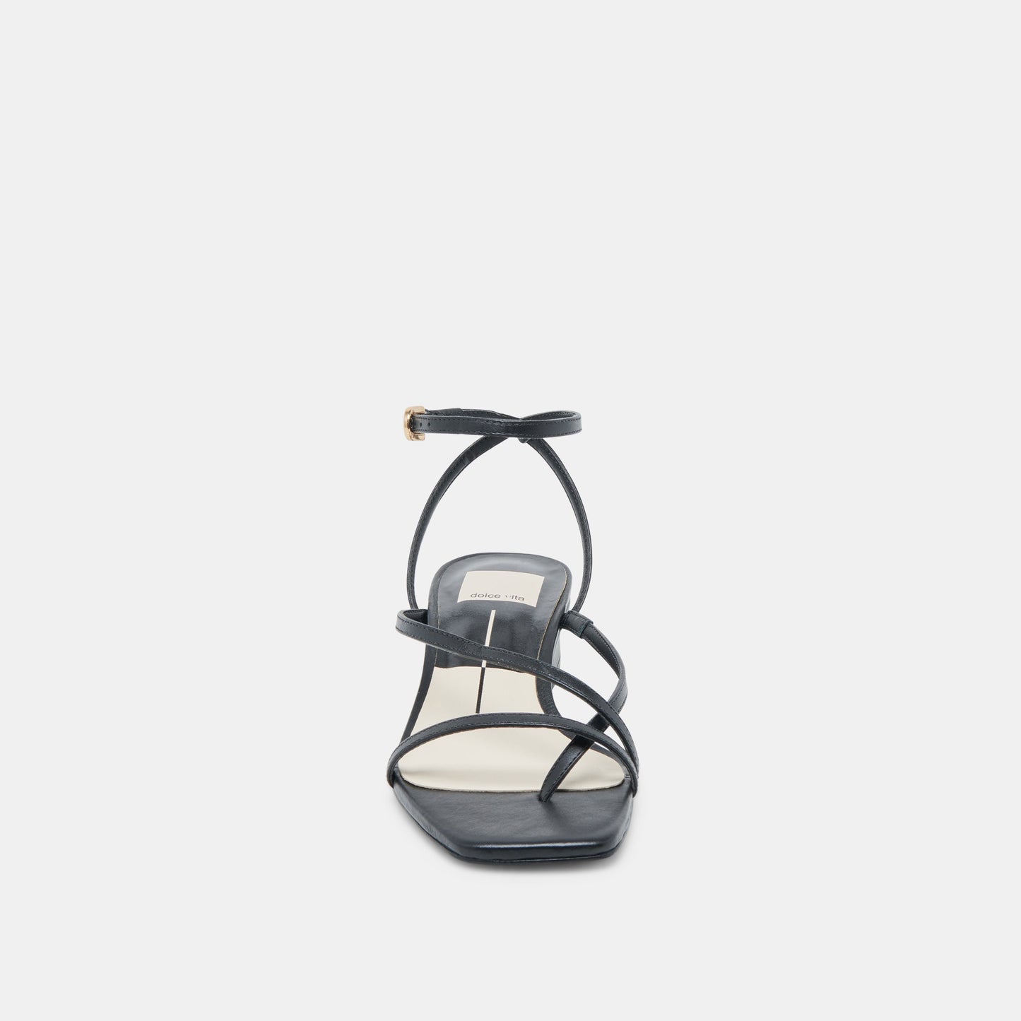 Karlos Wide Black Leather Sandals