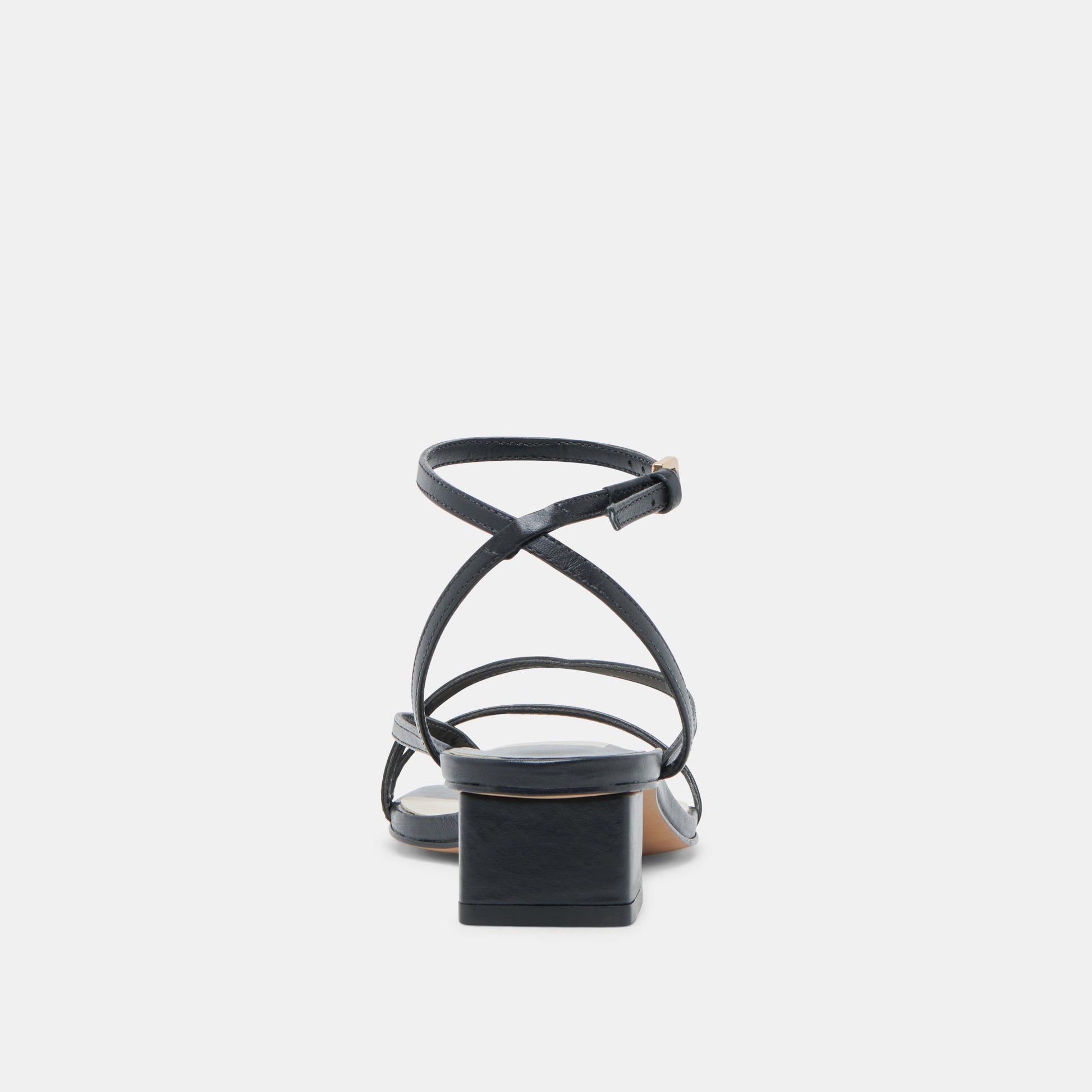 Karlos Wide Black Leather Sandals
