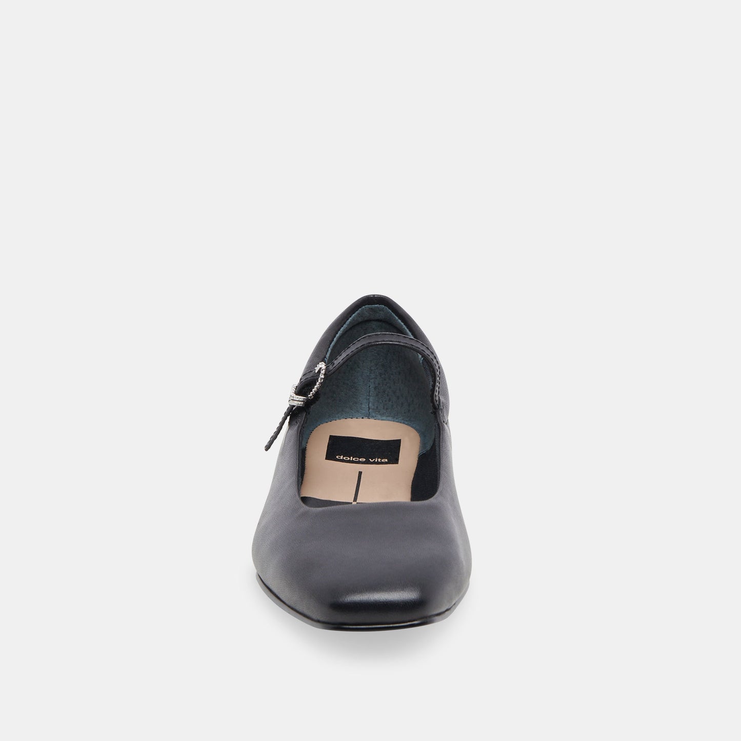 Reyes Wide Ballet Flats Black Leather | Leather Ballet Flats
 – Dolce Vita