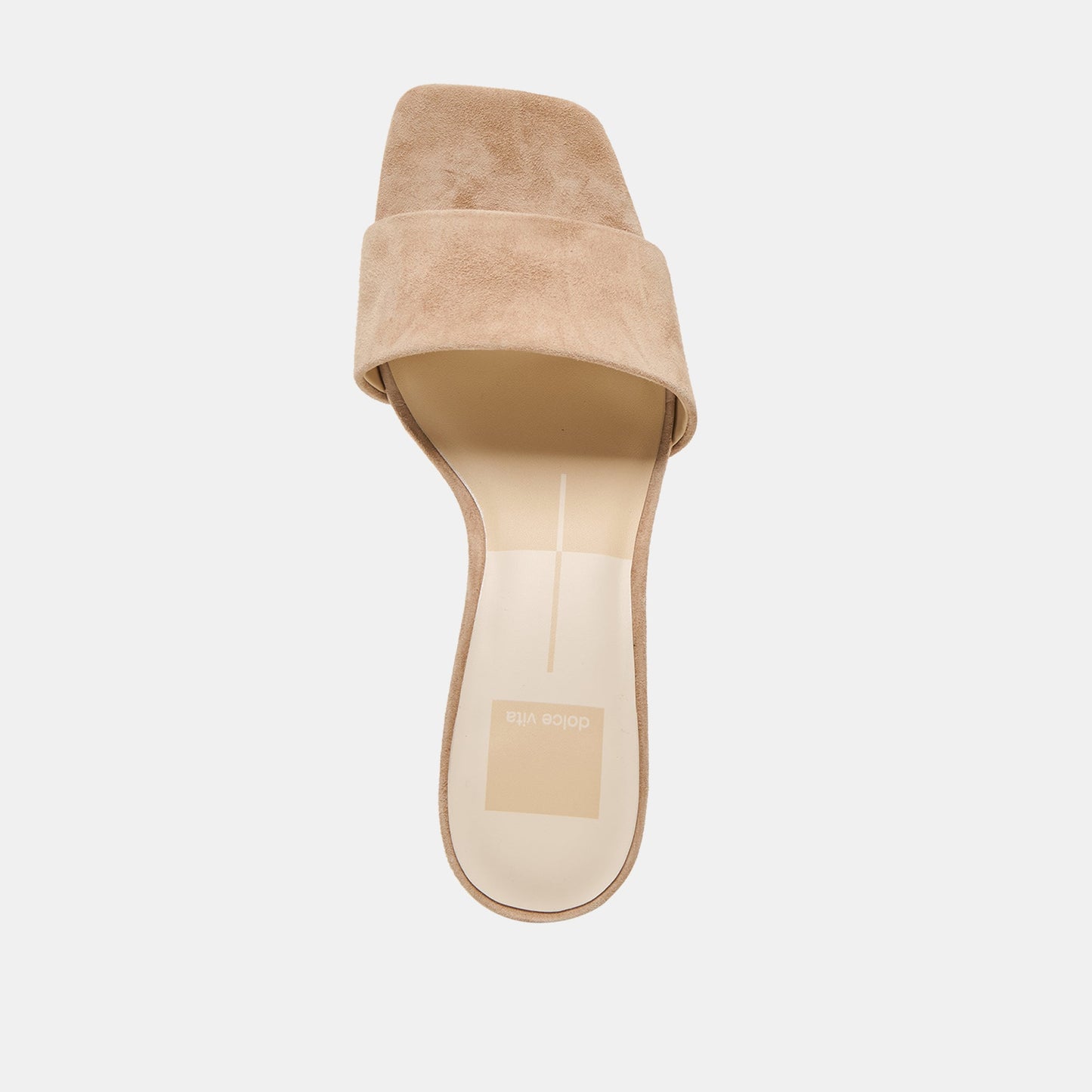 Qaily Wide Camel Suede Wedges