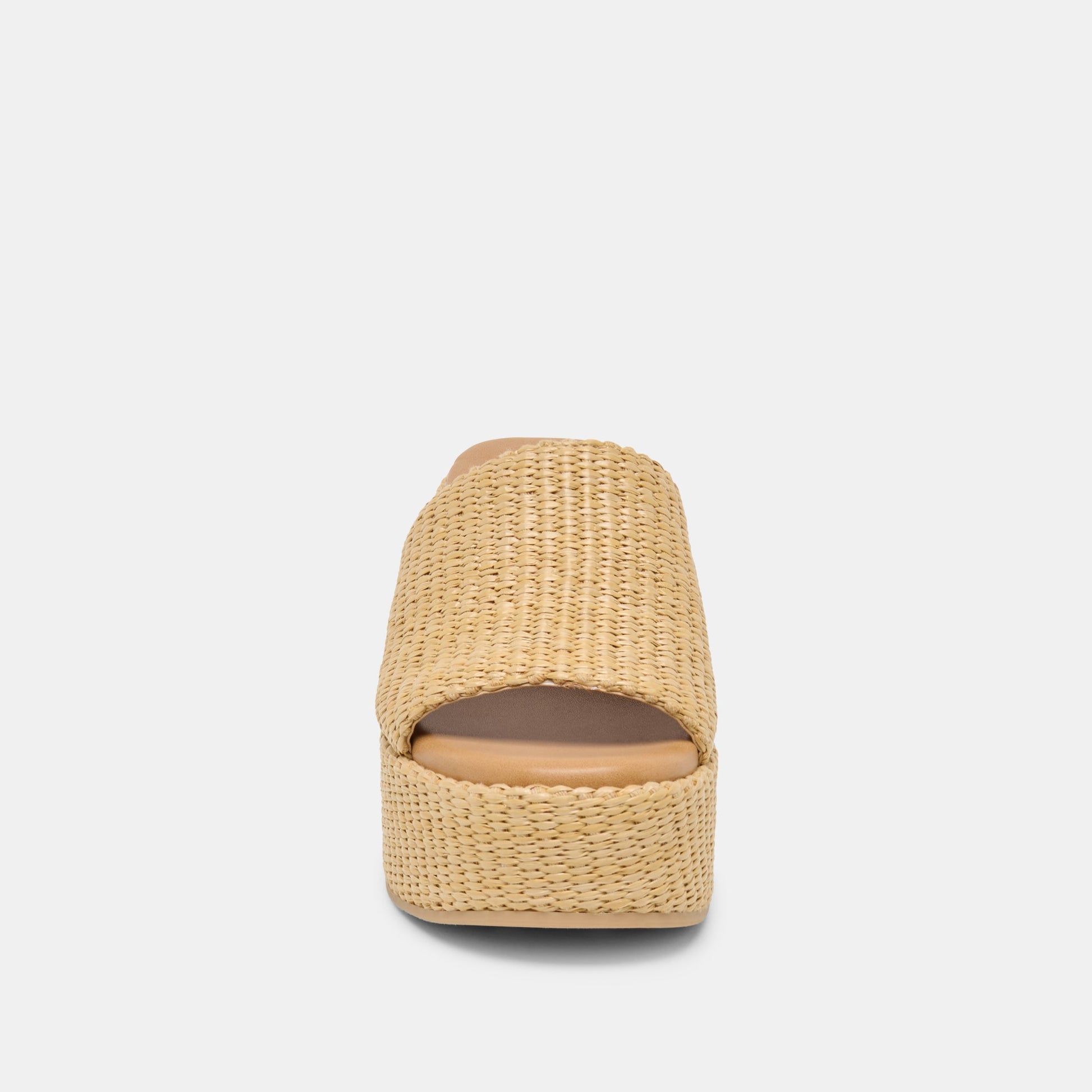 Joclyn Wide Lt Natural Raffia Wedges