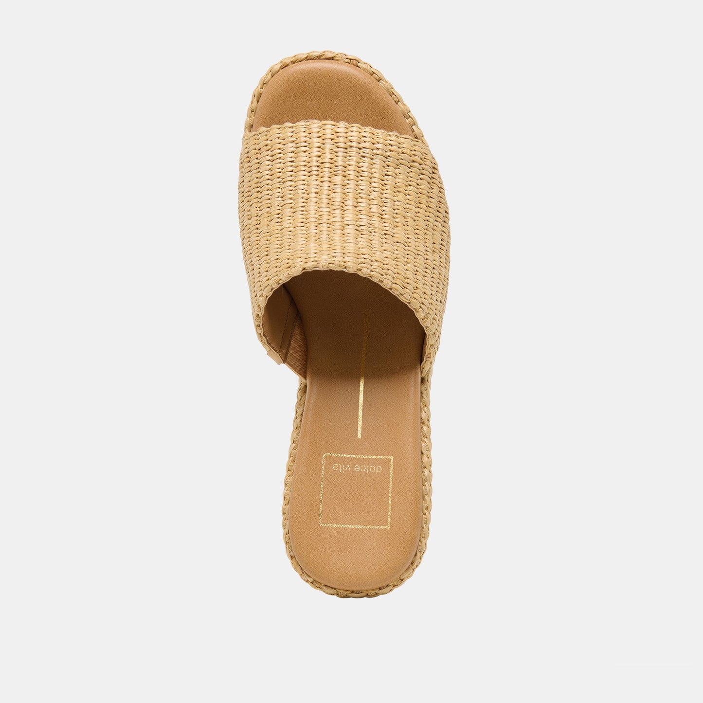 Joclyn Wide Lt Natural Raffia Wedges