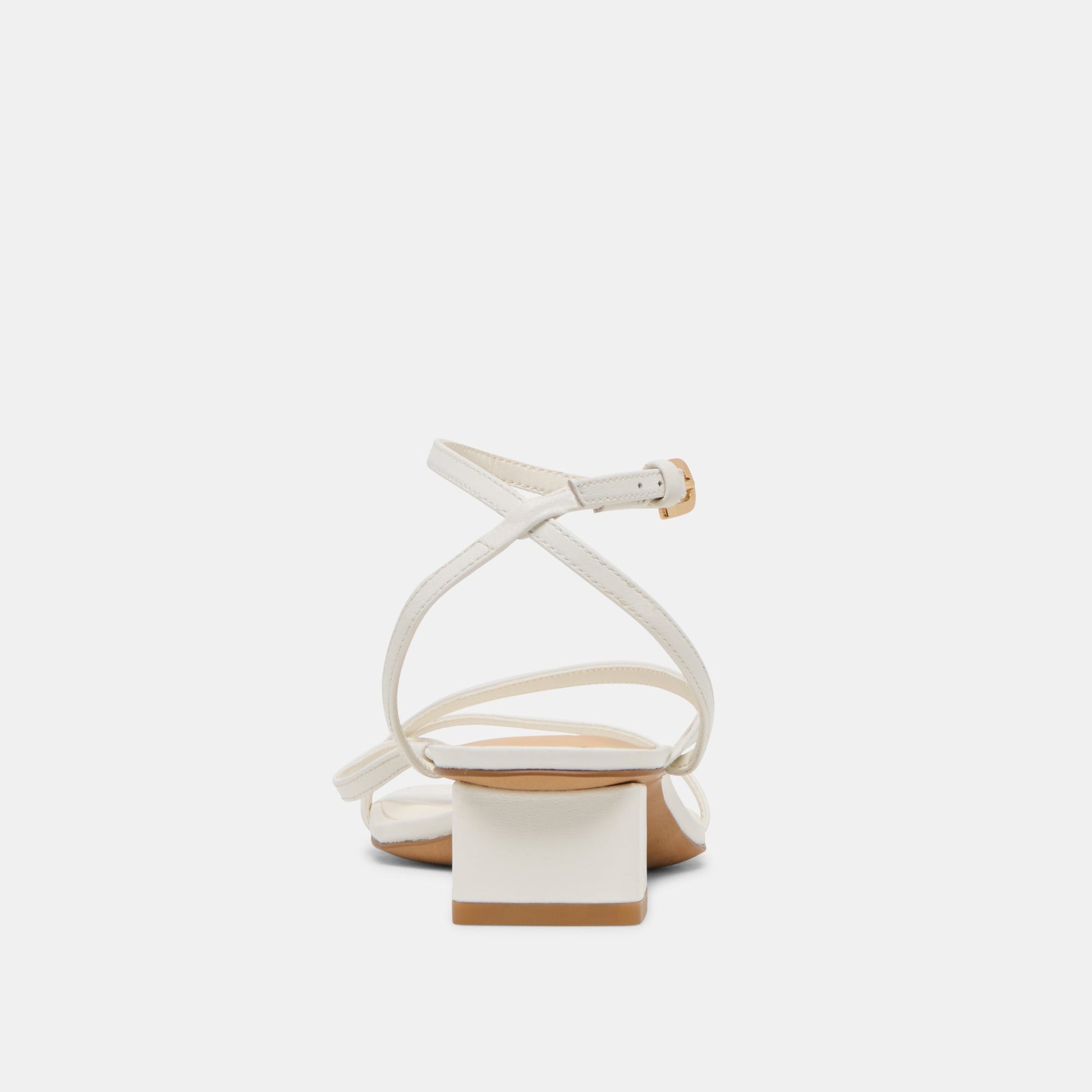 Karlos Wide True White Leather Sandals