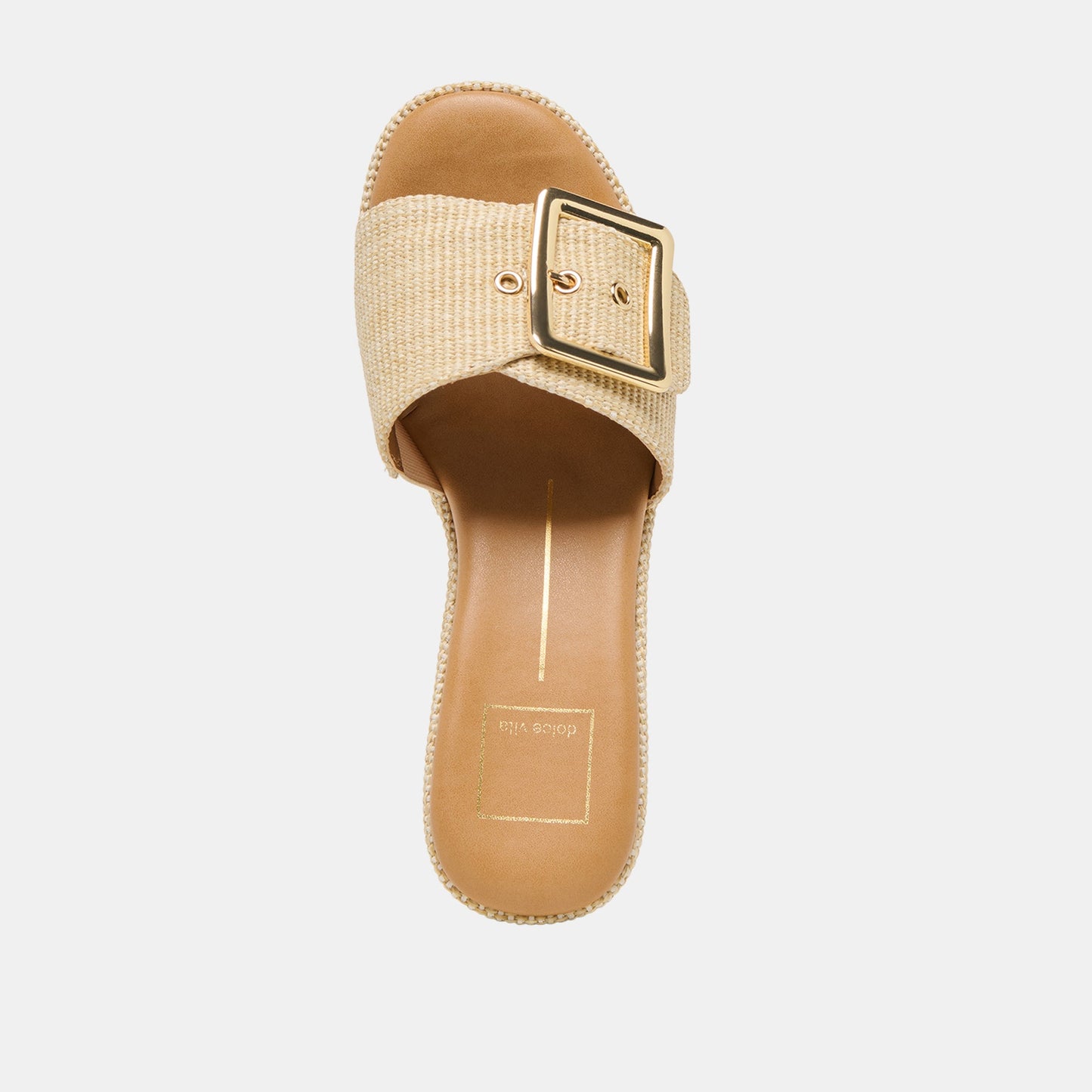 Jilian Wide Lt Natural Raffia Wedges