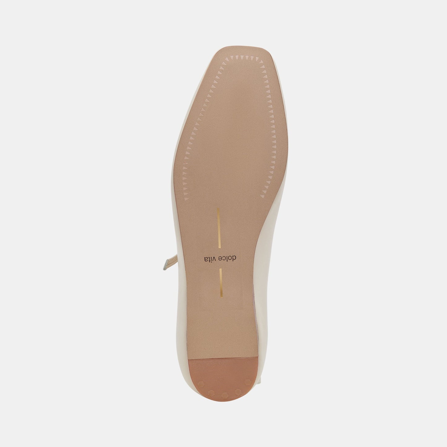 Reyes Wide Ballet Flats Ivory Leather | Ivory Ballet Flats
 – Dolce Vita
