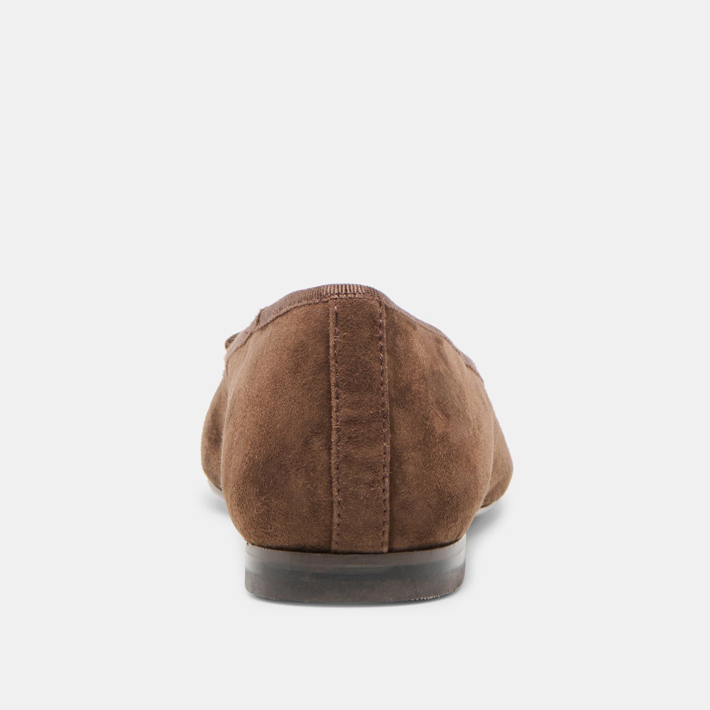 Ritla Wide Dk Brown Suede Ballet Flats