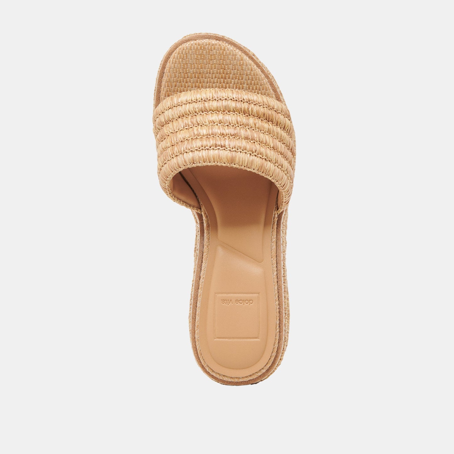 Throne Wide Lt Natural Raffia Wedges