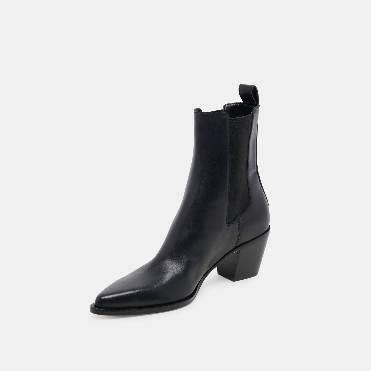 SHADIE H2O WIDE BOOTIES BLACK LEATHER
 – Dolce Vita