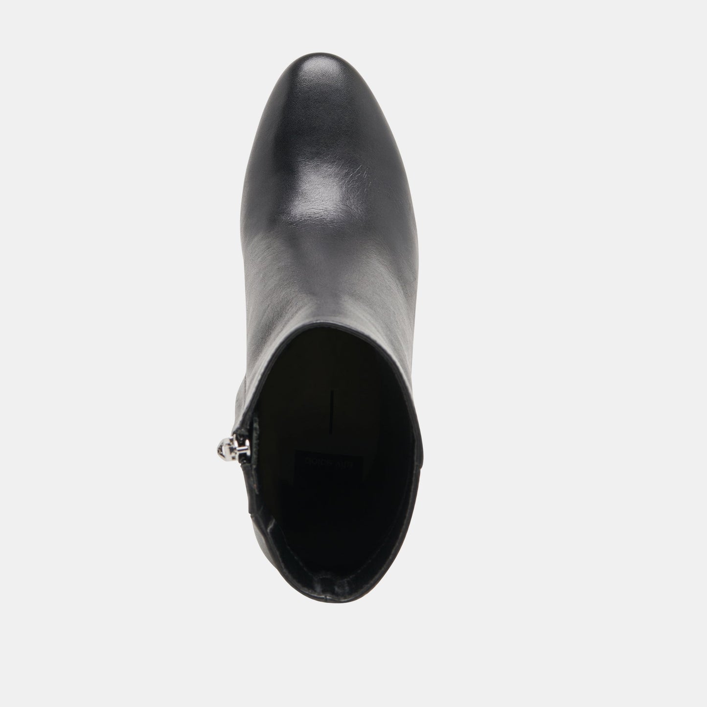 Suzy Wide Black Leather Booties