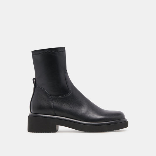 Simaya H2O Wide Black Leather Boots