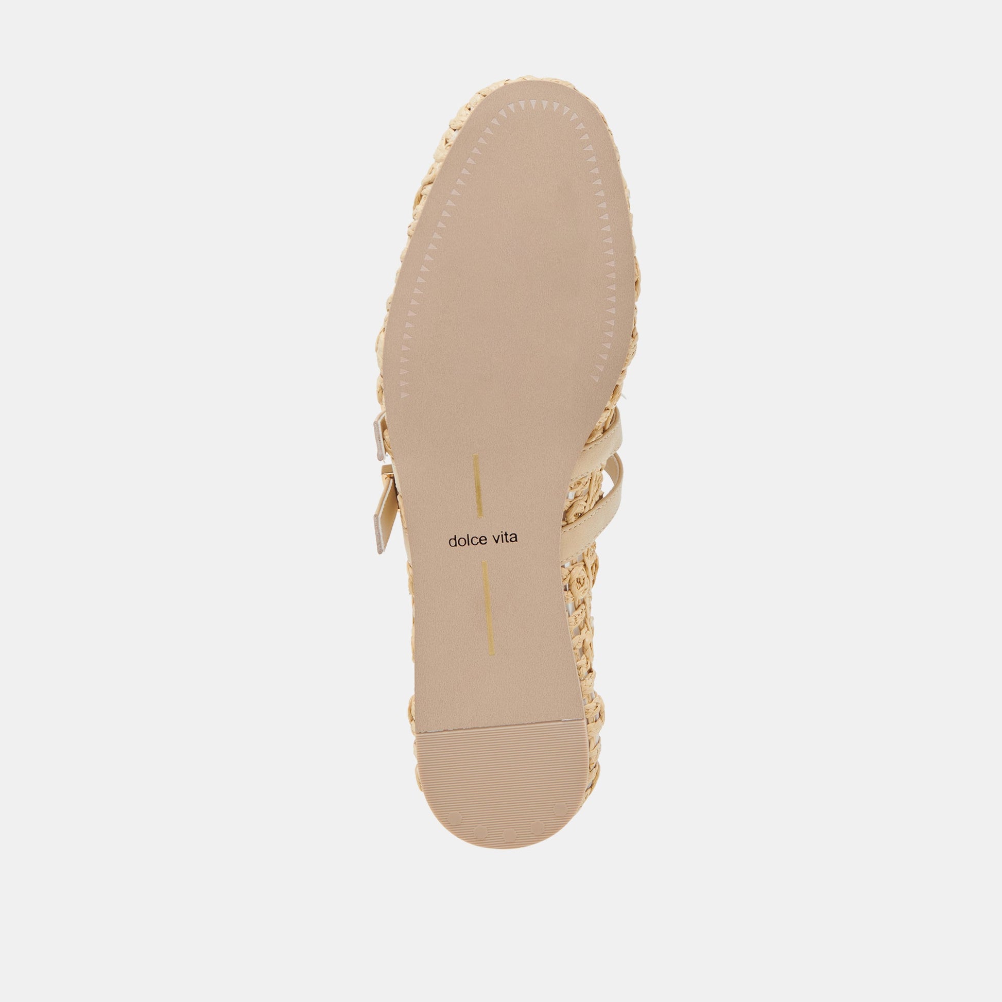 BAYLEE SUNFLOWER WIDE BALLET FLATS LT NATURAL MACRAME
 – Dolce Vita