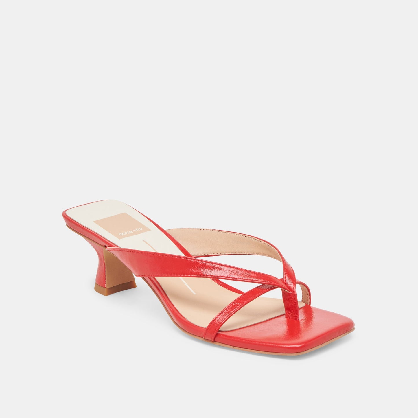BREVEL WIDE HEELS CHILI LEATHER
 – Dolce Vita