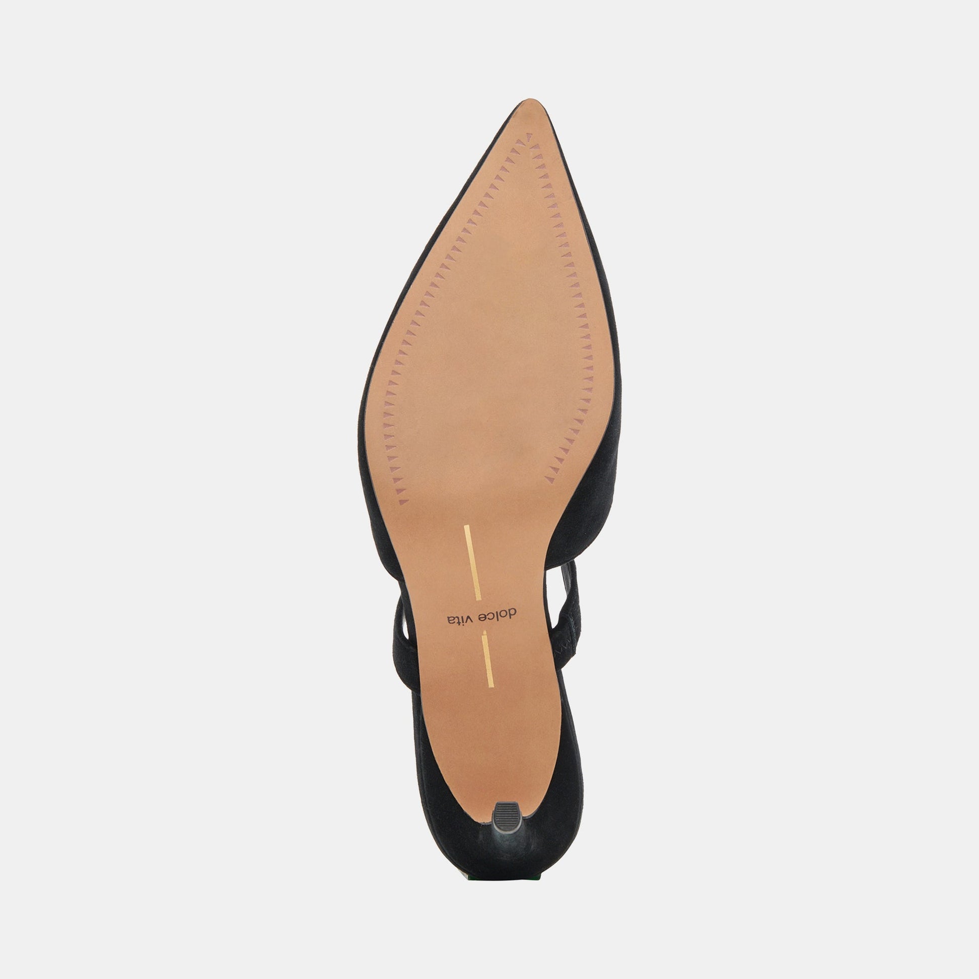 KANIKA WIDE HEELS ONYX SUEDE
 – Dolce Vita