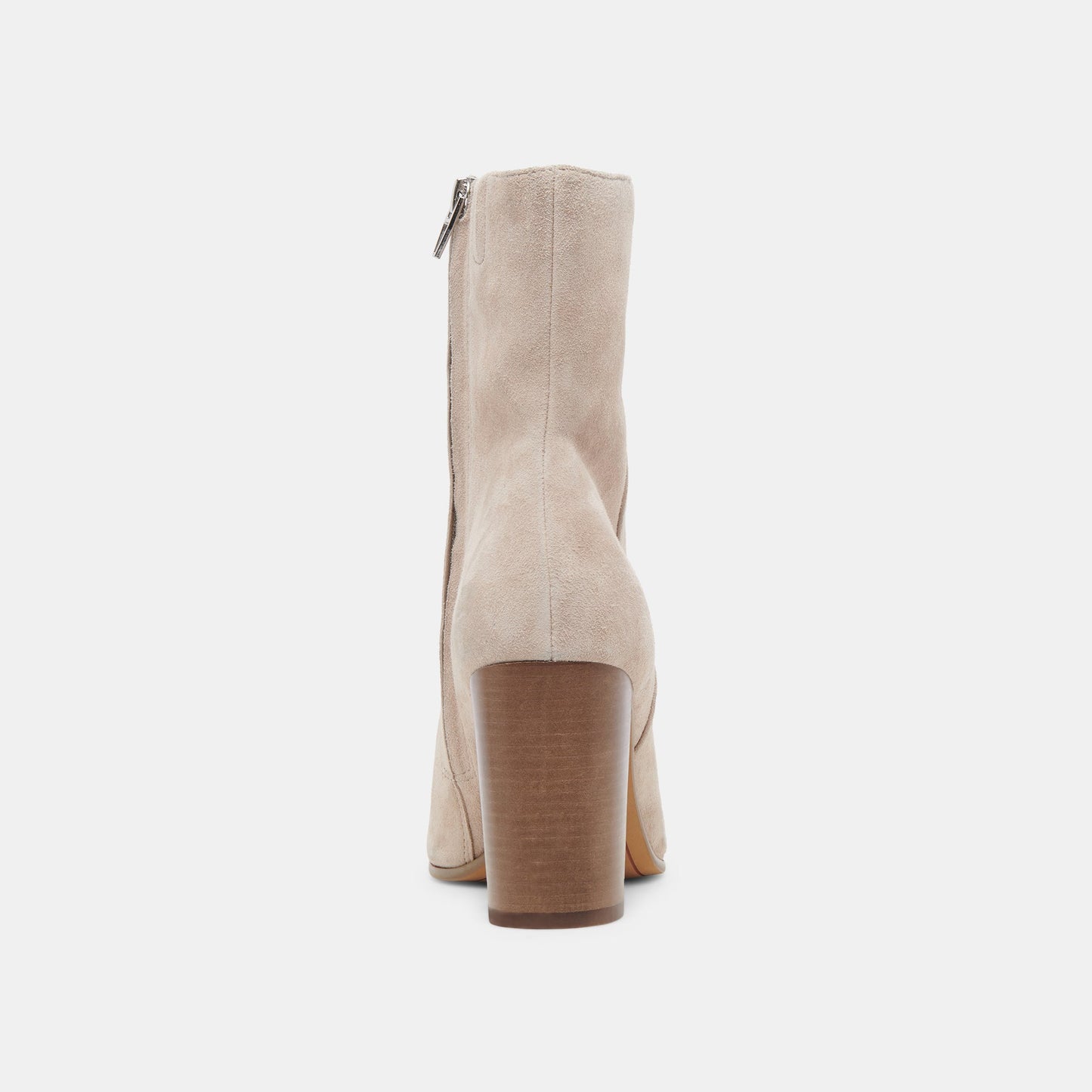 Suzy Wide Taupe Suede Booties