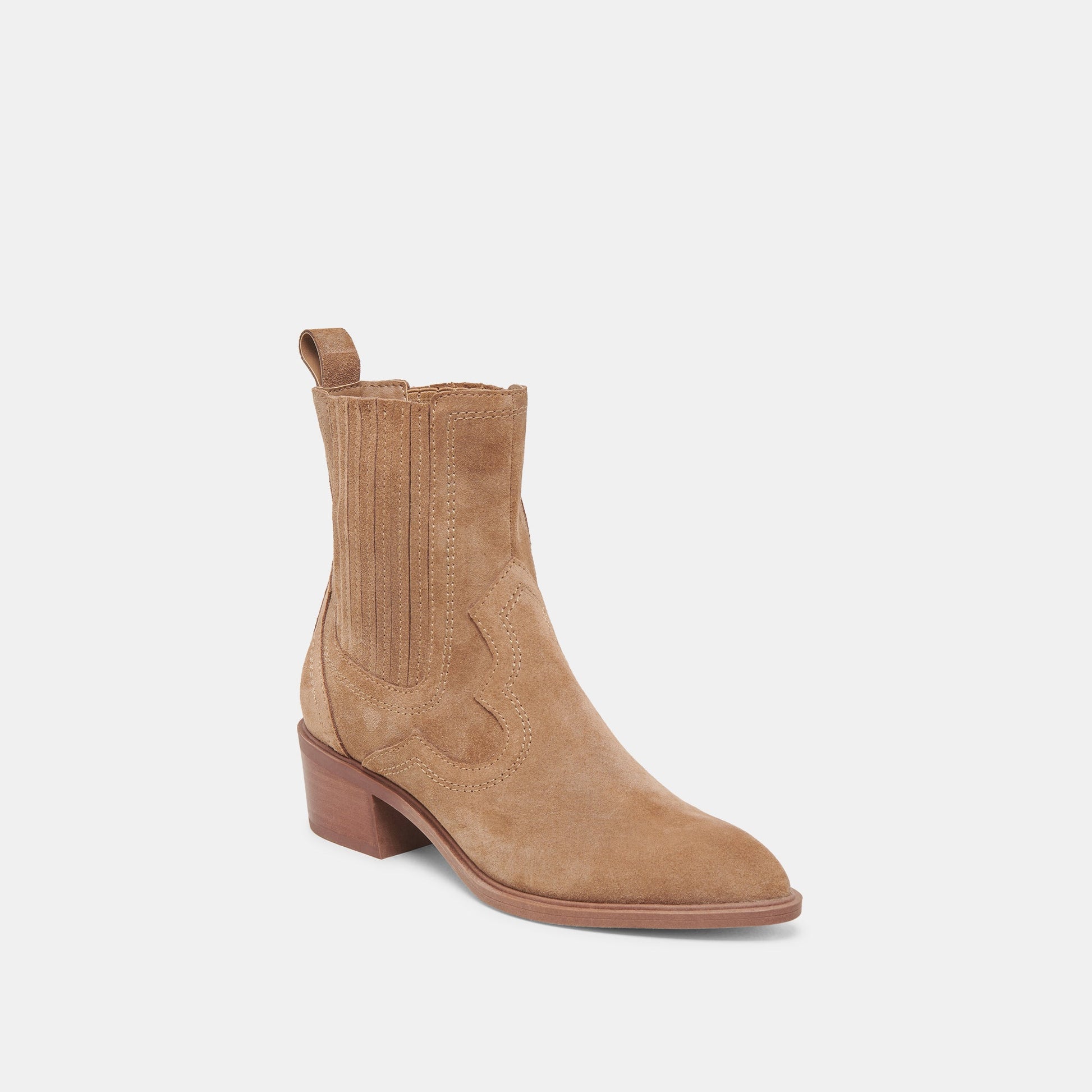 BRYLEE H2O WIDE BOOTIES MUSHROOM SUEDE
 – Dolce Vita