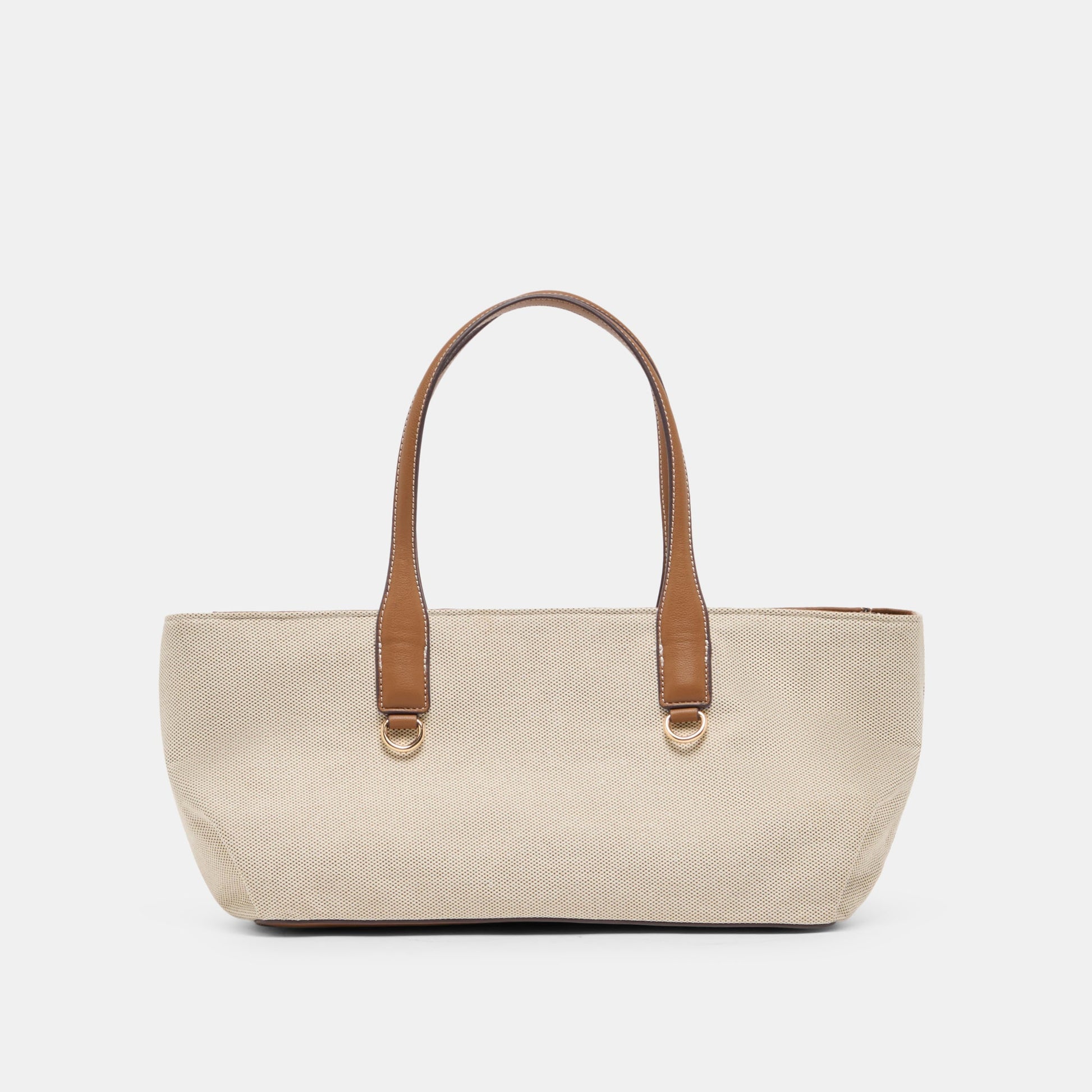 CLARINA Natural Canvas Shoulder Bag