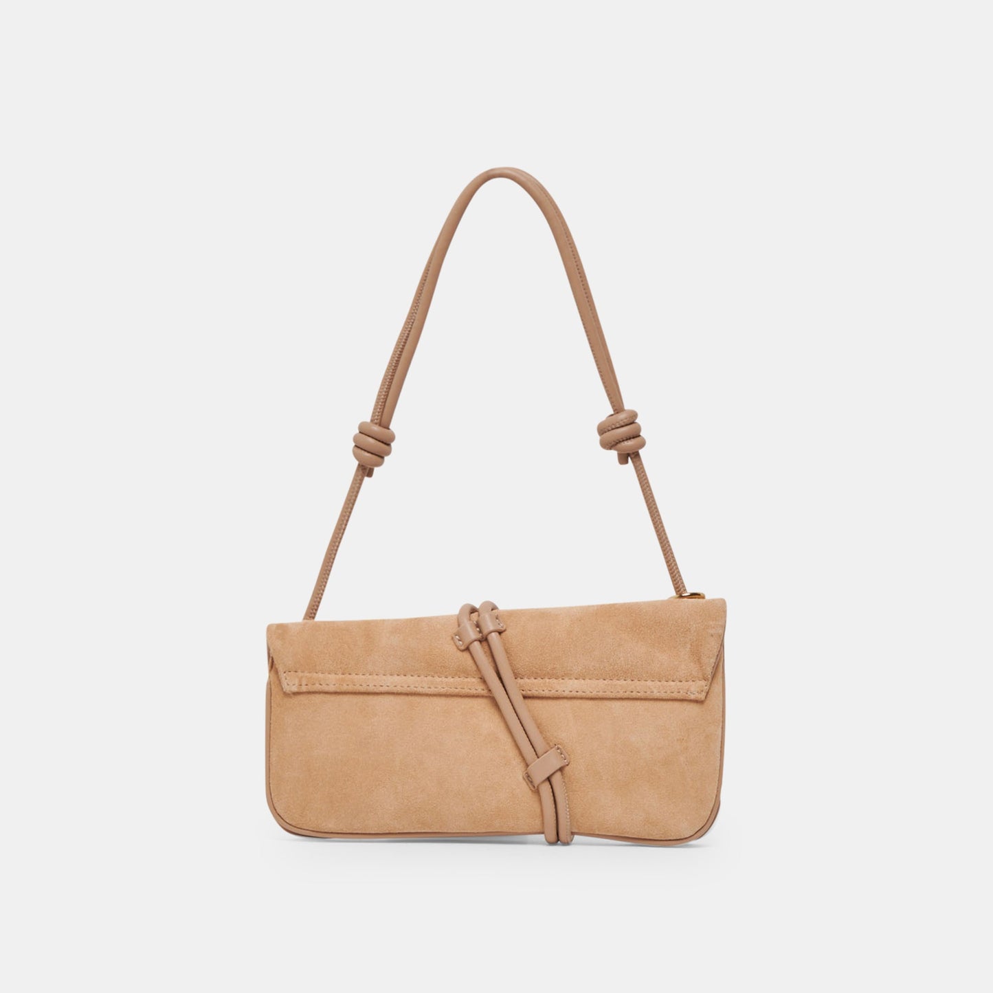 ALICE SHOULDER BAG BEIGE SUEDE
 – Dolce Vita