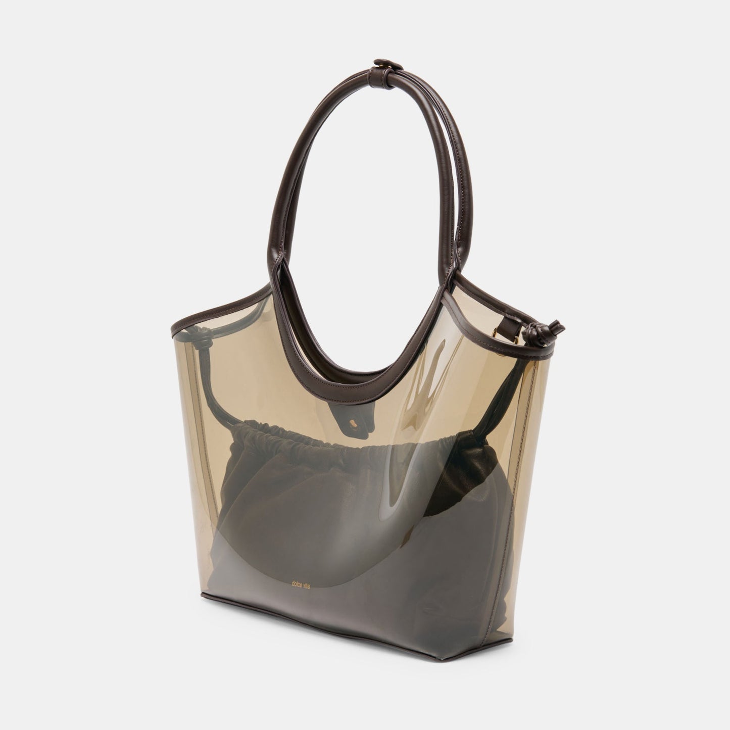 GISELLE Smoke Jelly Tote Shoulder Bag
