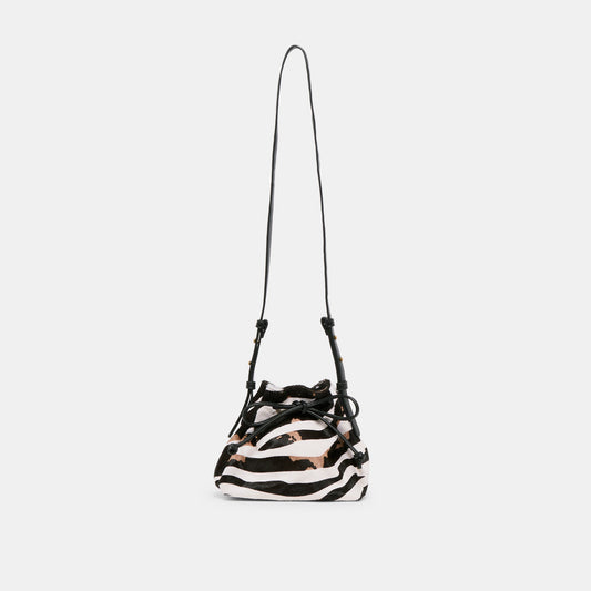 Randi Zebra Calf Hair Crossbody