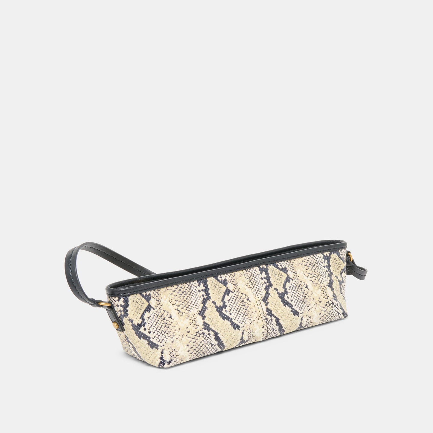 Savaii Black White Snake Stella Shoulder Bag