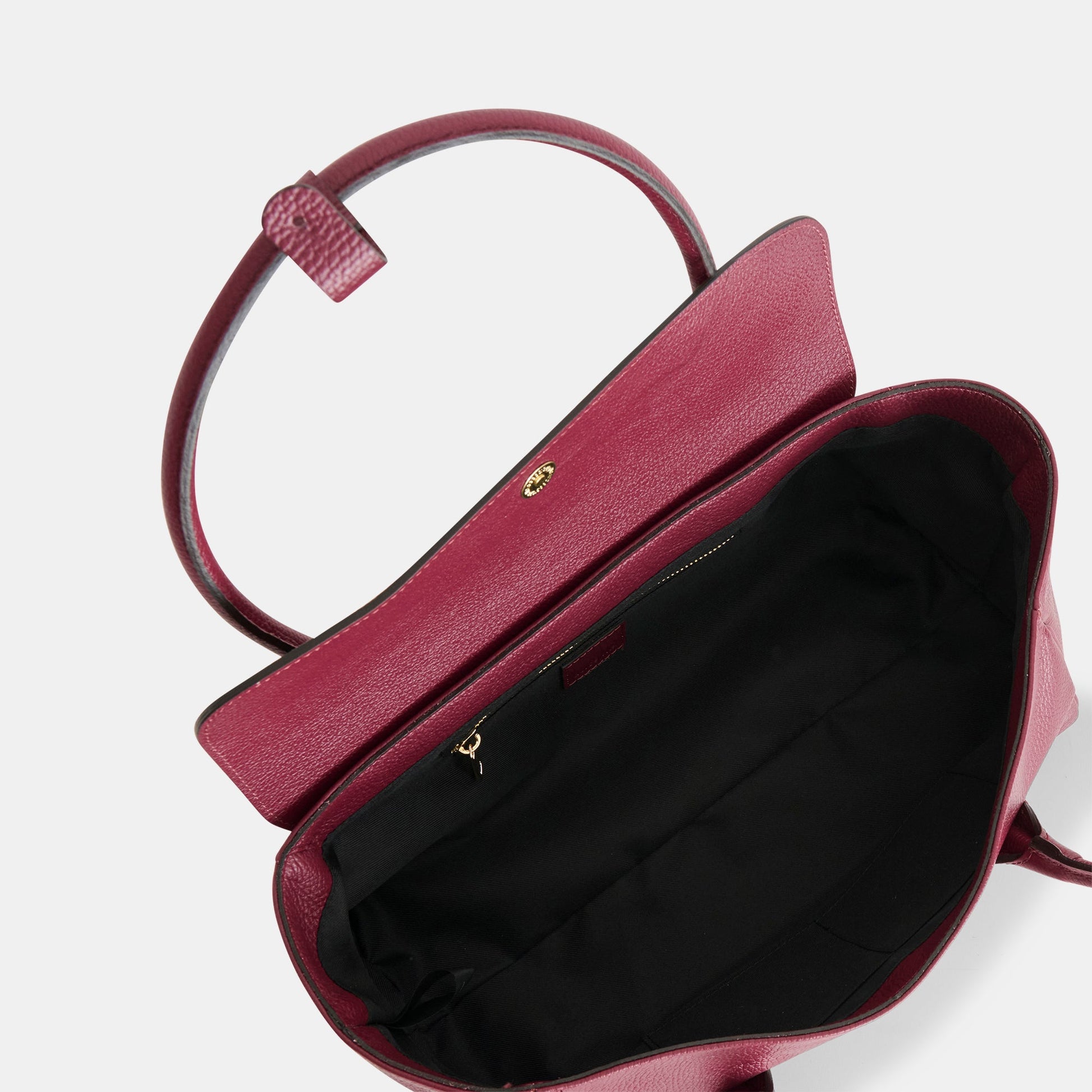 IRENE SHOULDER BAG BORDEAUX LEATHER
 – Dolce Vita