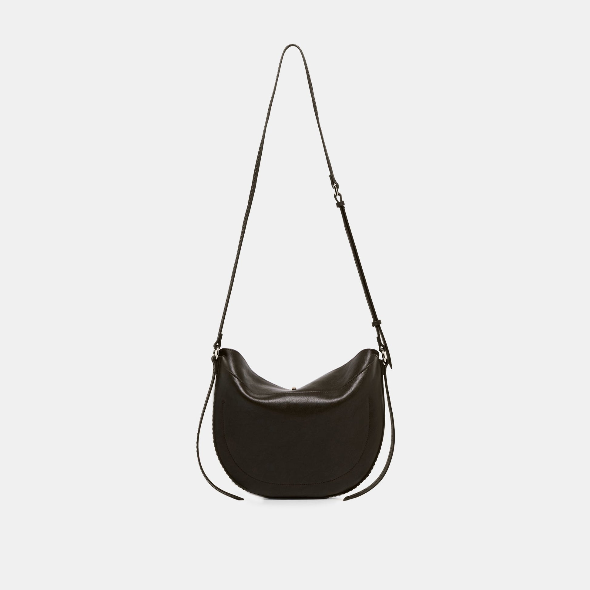 Bennett Espresso Suede Crossbody