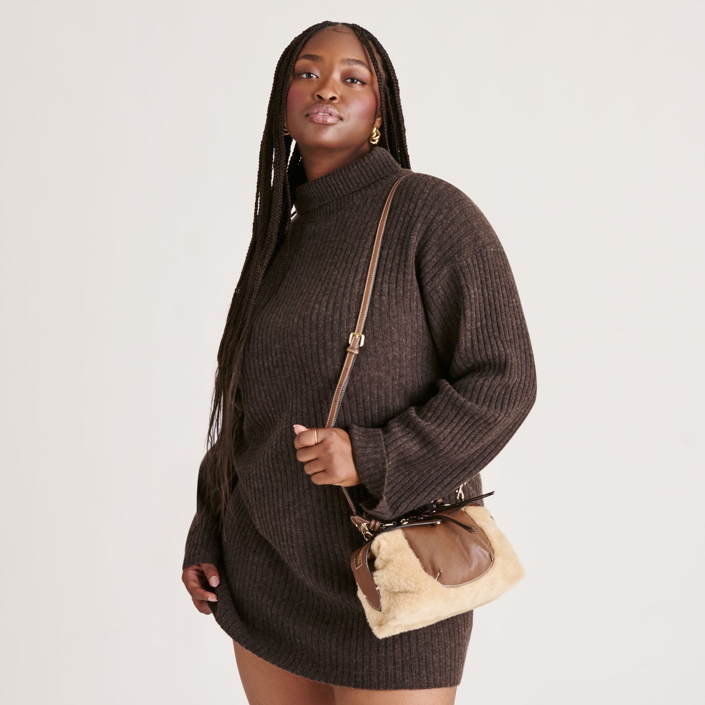 Luna Brown Multi Stella Crossbody