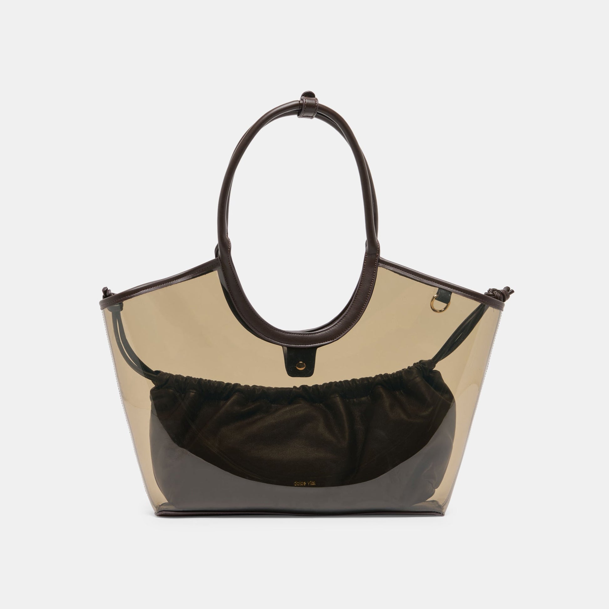 GISELLE Smoke Jelly Tote Shoulder Bag