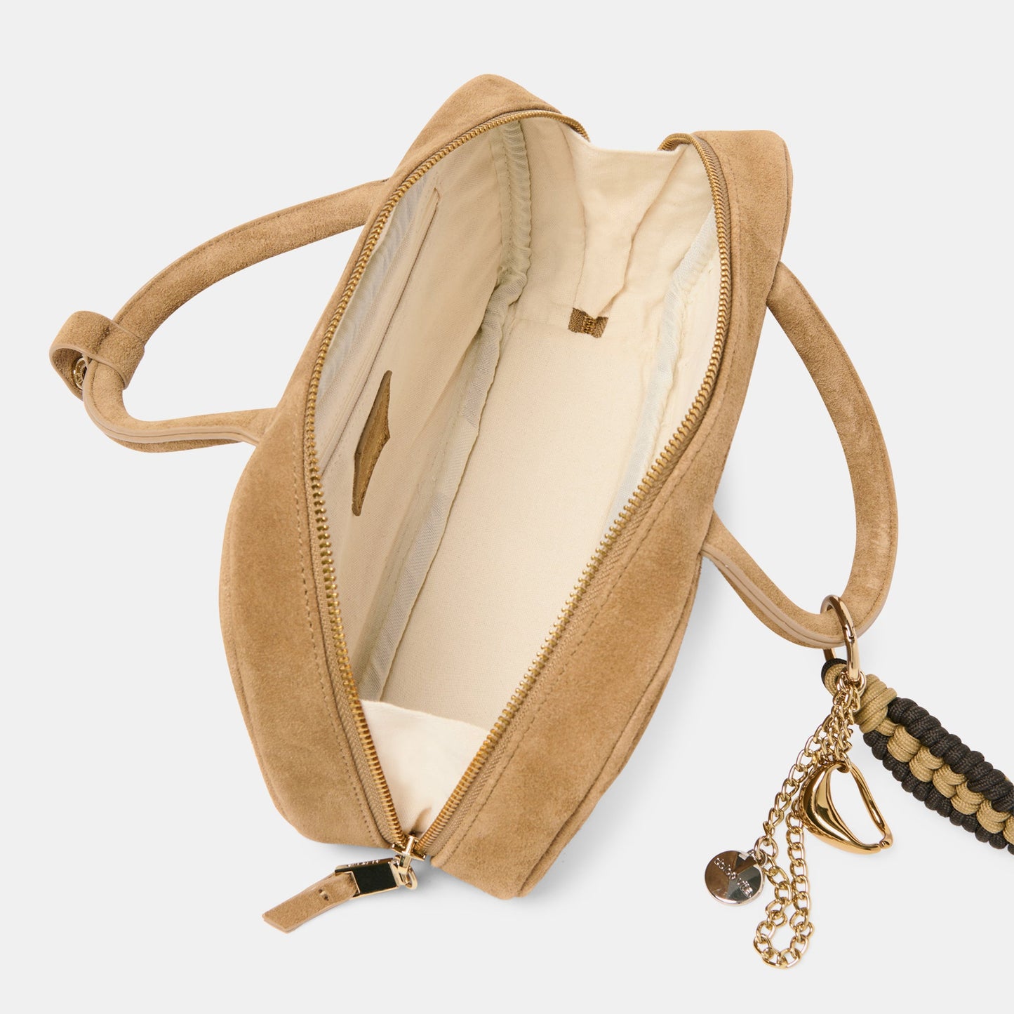 SANTINA HANDBAG TAUPE SUEDE
 – Dolce Vita