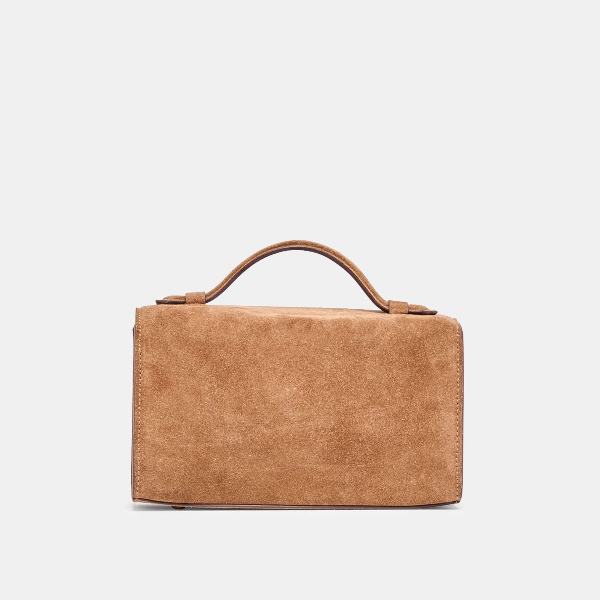 Chris Camel Suede Crossbody